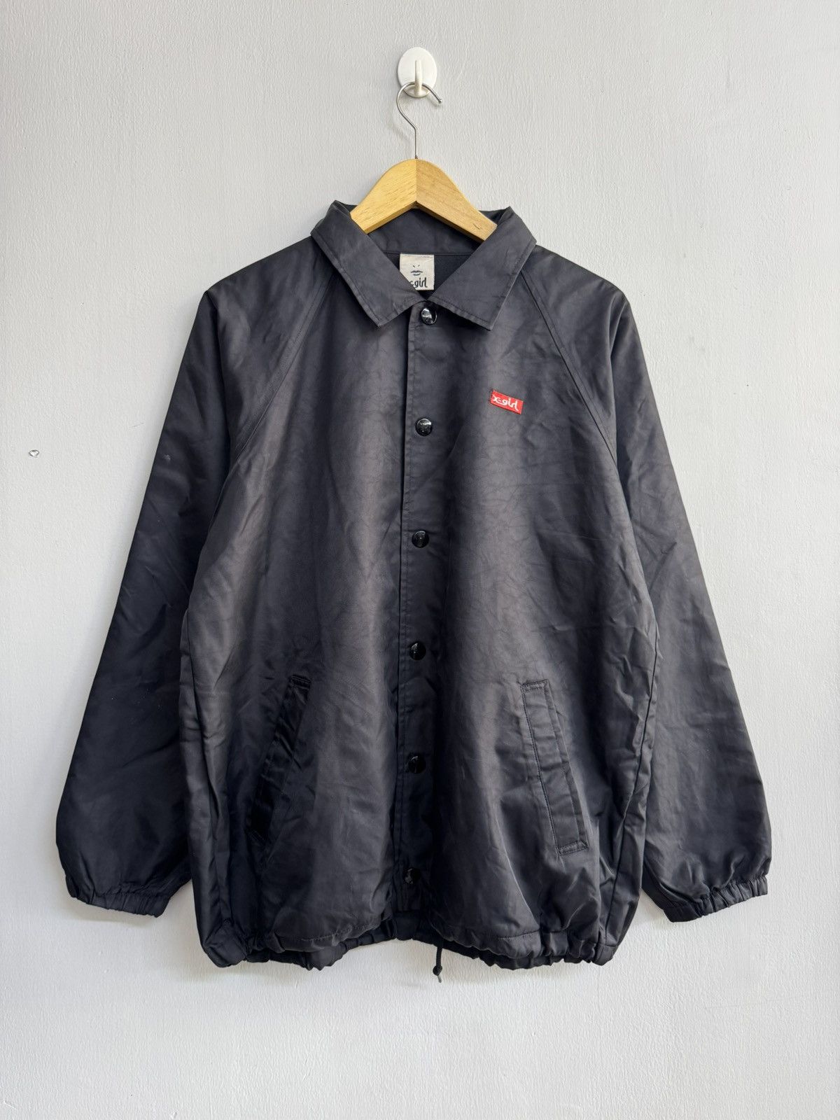 Japanese Brand X GIRL COACH JACKET HYSTERIC ICON BIG LOGO Size US L / EU 52-54 / 3 - 4 Thumbnail