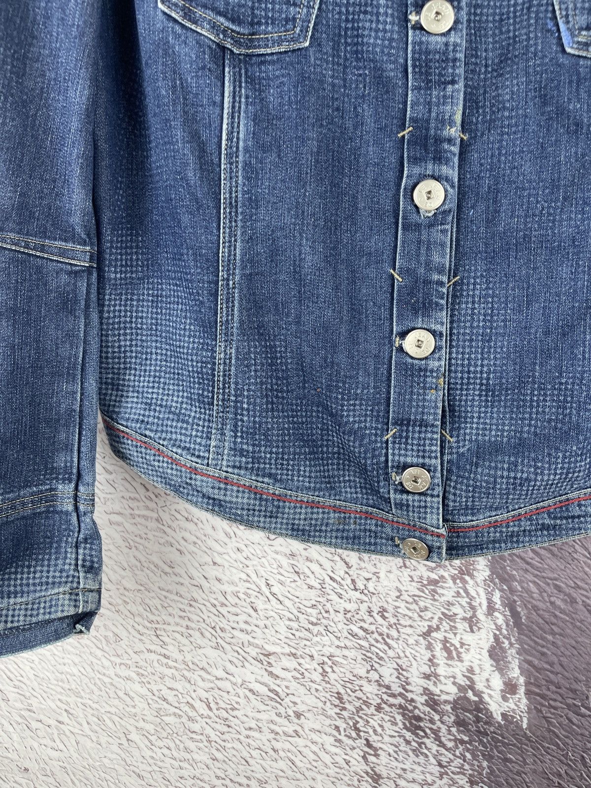Marithe + Francois Girbaud Le Jean De Marithe Francois Girbaud denim jean blazer jacket Size S / US 4 / IT 40 - 7 Thumbnail