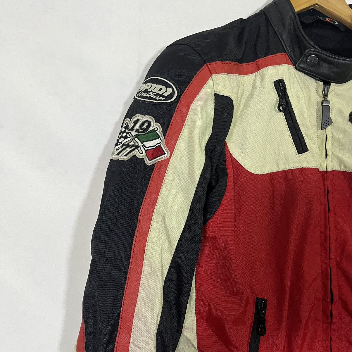 Vintage VINTAGE SPIDI LEATHER 77 HARDSHELL PAD PATCHES RACING JACKET Size US M / EU 48-50 / 2 - 2 Thumbnail