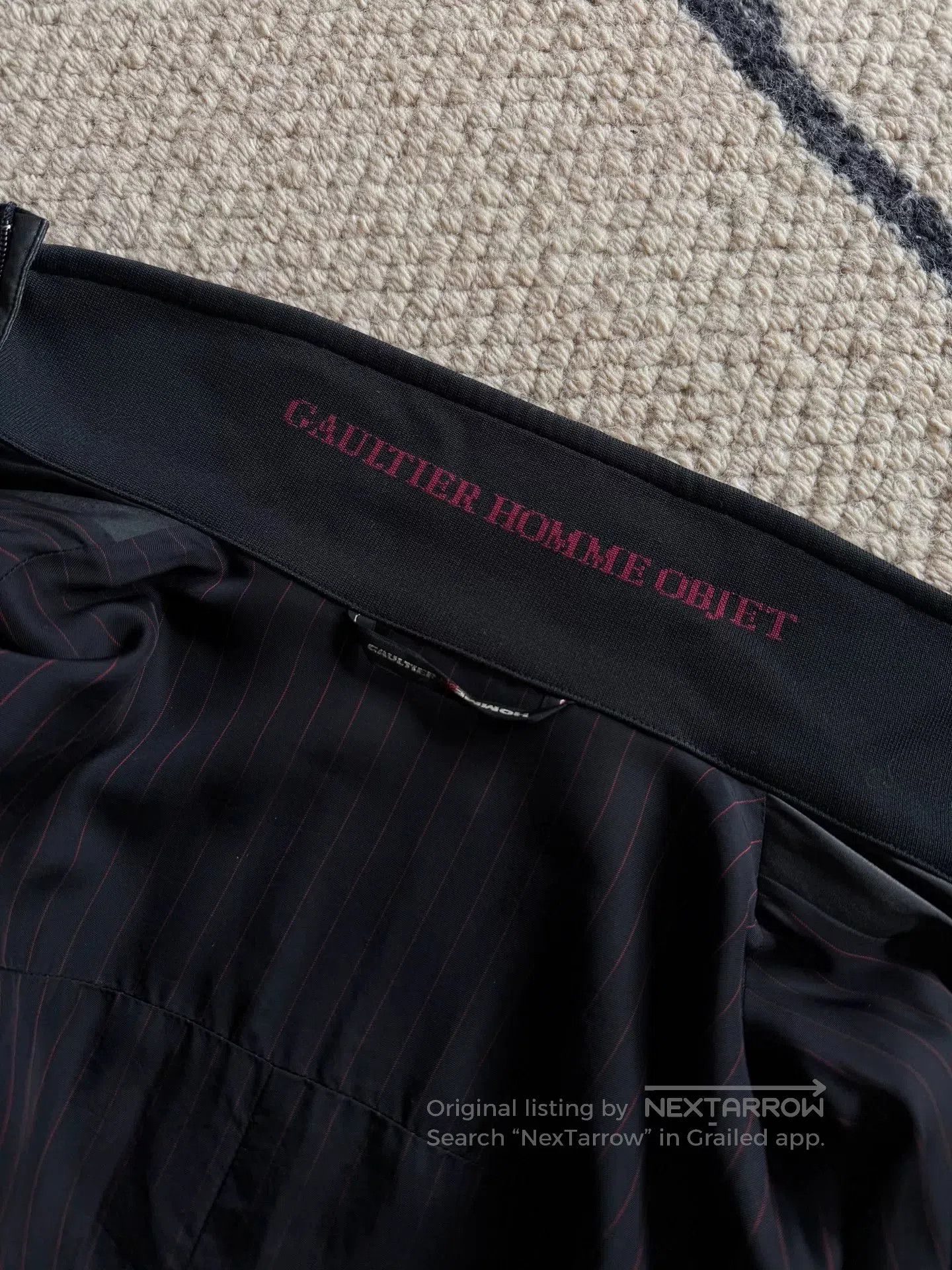 Jean Paul Gaultier Jean Paul Gaultier Black Zip Jacket. Size US L / EU 52-54 / 3 - 7 Thumbnail