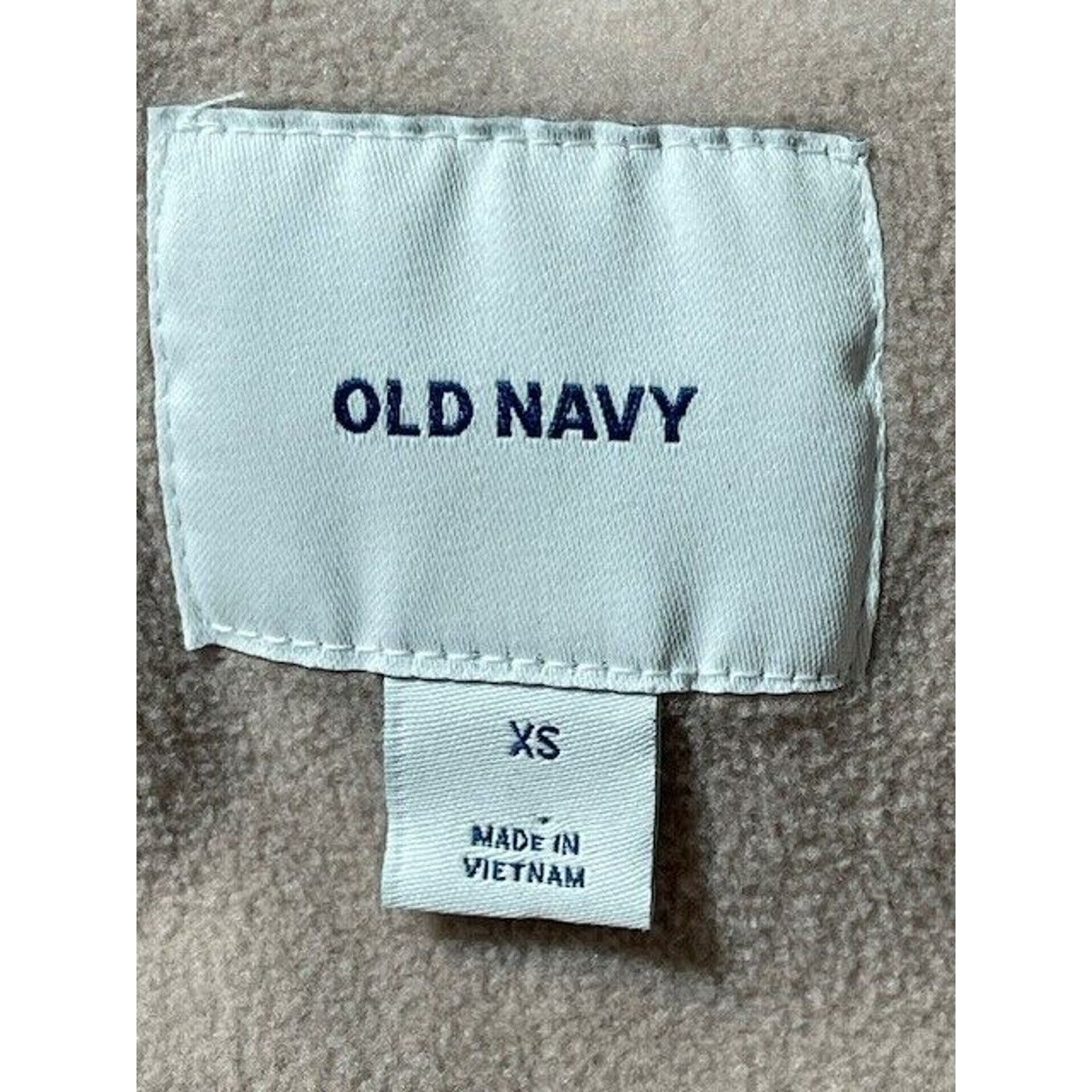 Old Navy Old Navy Puffer Vest Women XS Full Zip Lined Mock Neck Beige Size XS / US 0-2 / IT 36-38 - 5 Thumbnail