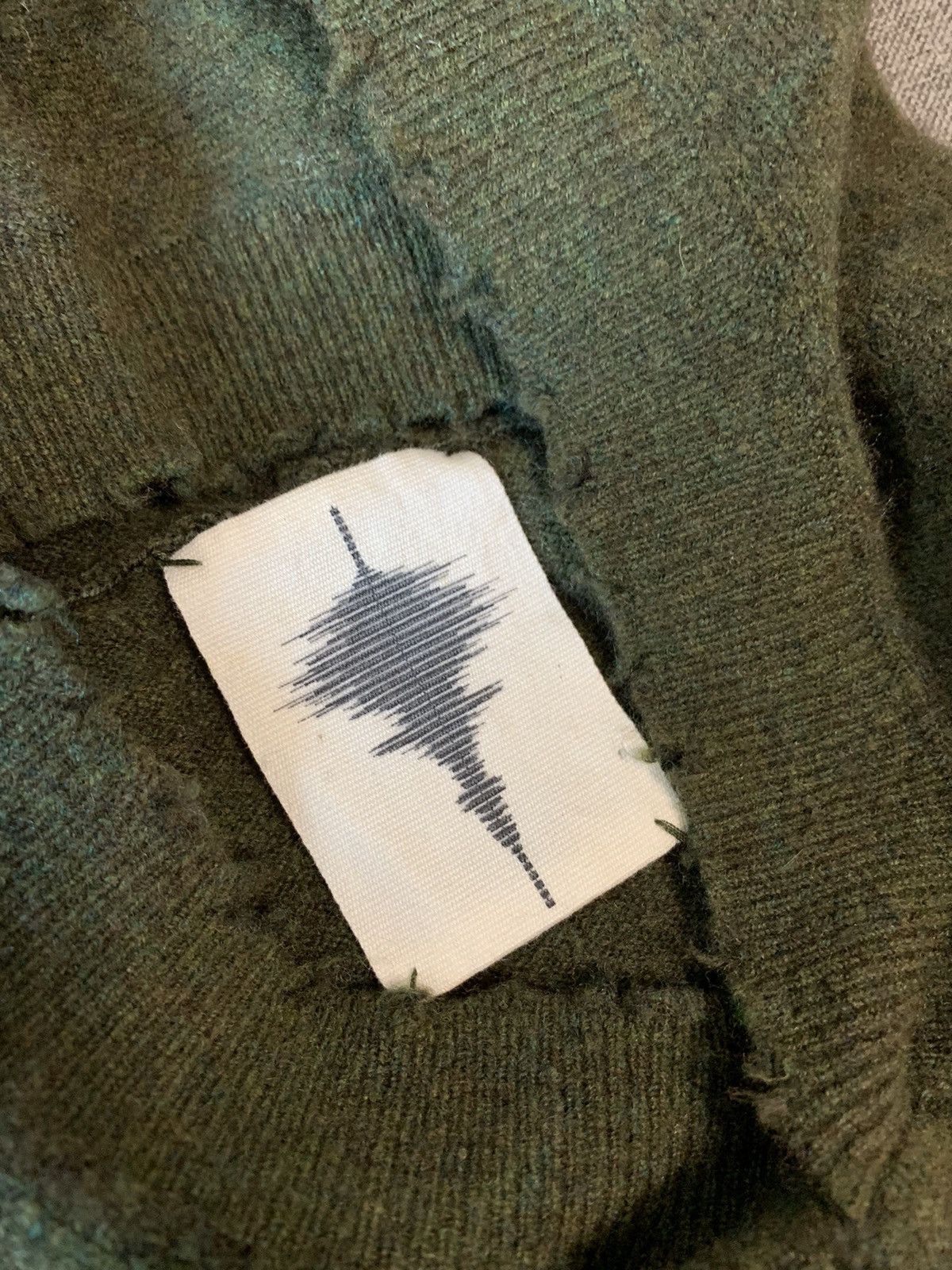 If Six Was Nine × Japanese Brand × Le Grande Bleu (L.G.B.) Forcerepublik Blackout Yak wool distressed Hoodie Size US L / EU 52-54 / 3 - 3 Thumbnail