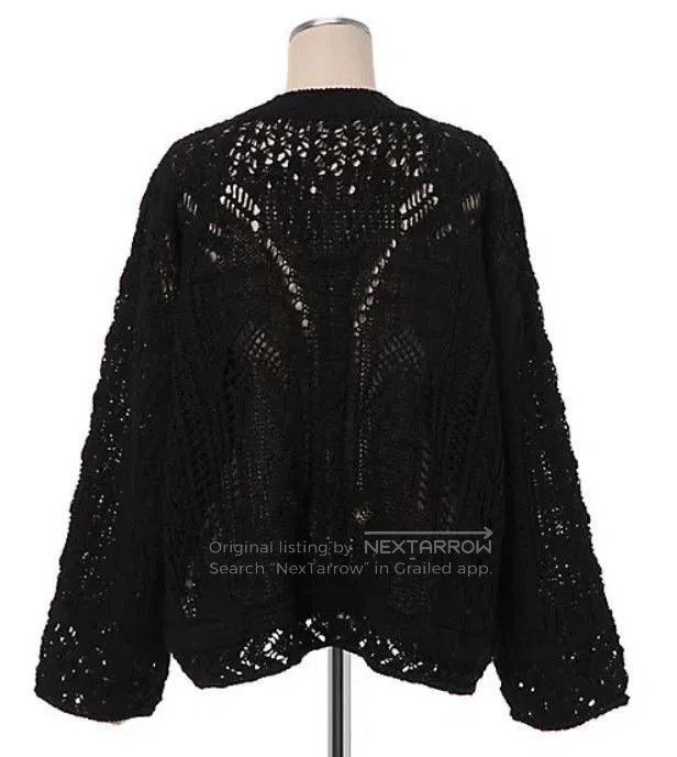 Other Mame Kurogouchi Black Lace Cardigan. Size M / US 6-8 / IT 42-44 - 2 Thumbnail