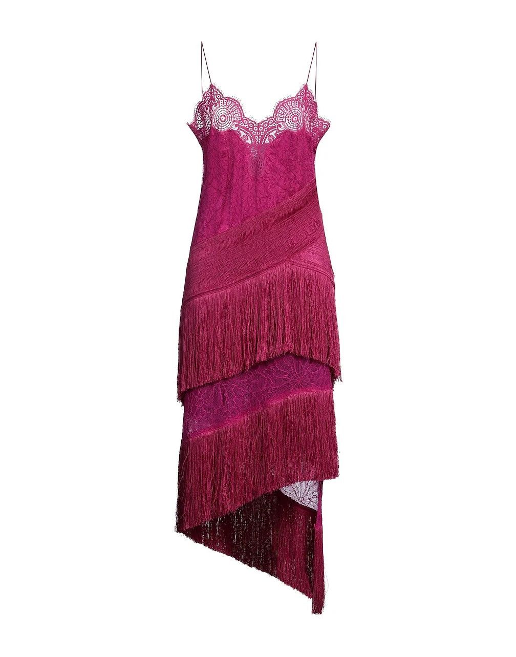 Tom Ford 🔥$6.5K VALUE 🔥Tom Ford Lace Fringe Dress in Pink Size S / US 4 / IT 40 - 1 Thumbnail