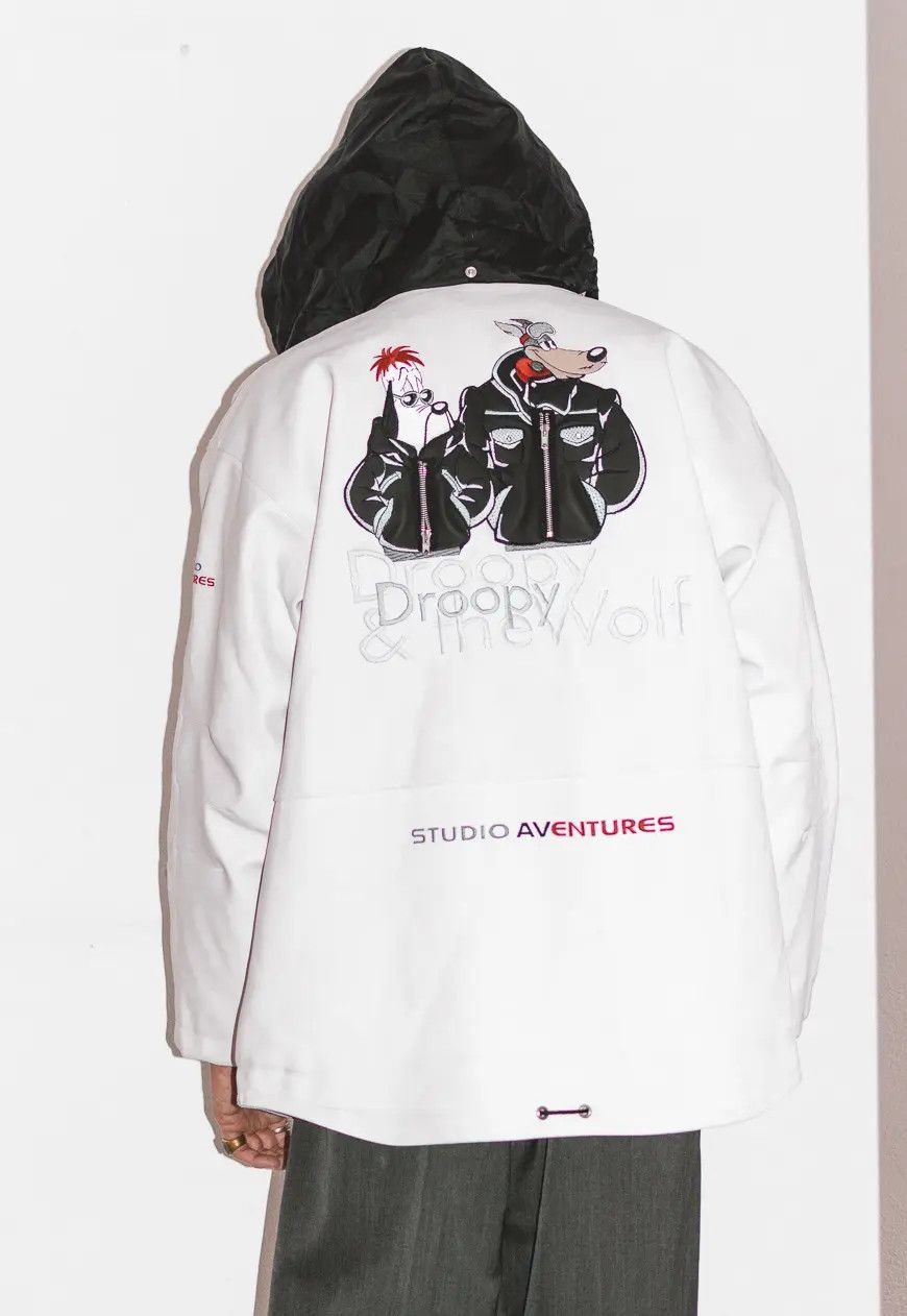 Designer × Vintage Collectible 90s vintage Droopy fux leather waterproof jacket Size US L / EU 52-54 / 3 - 3 Thumbnail