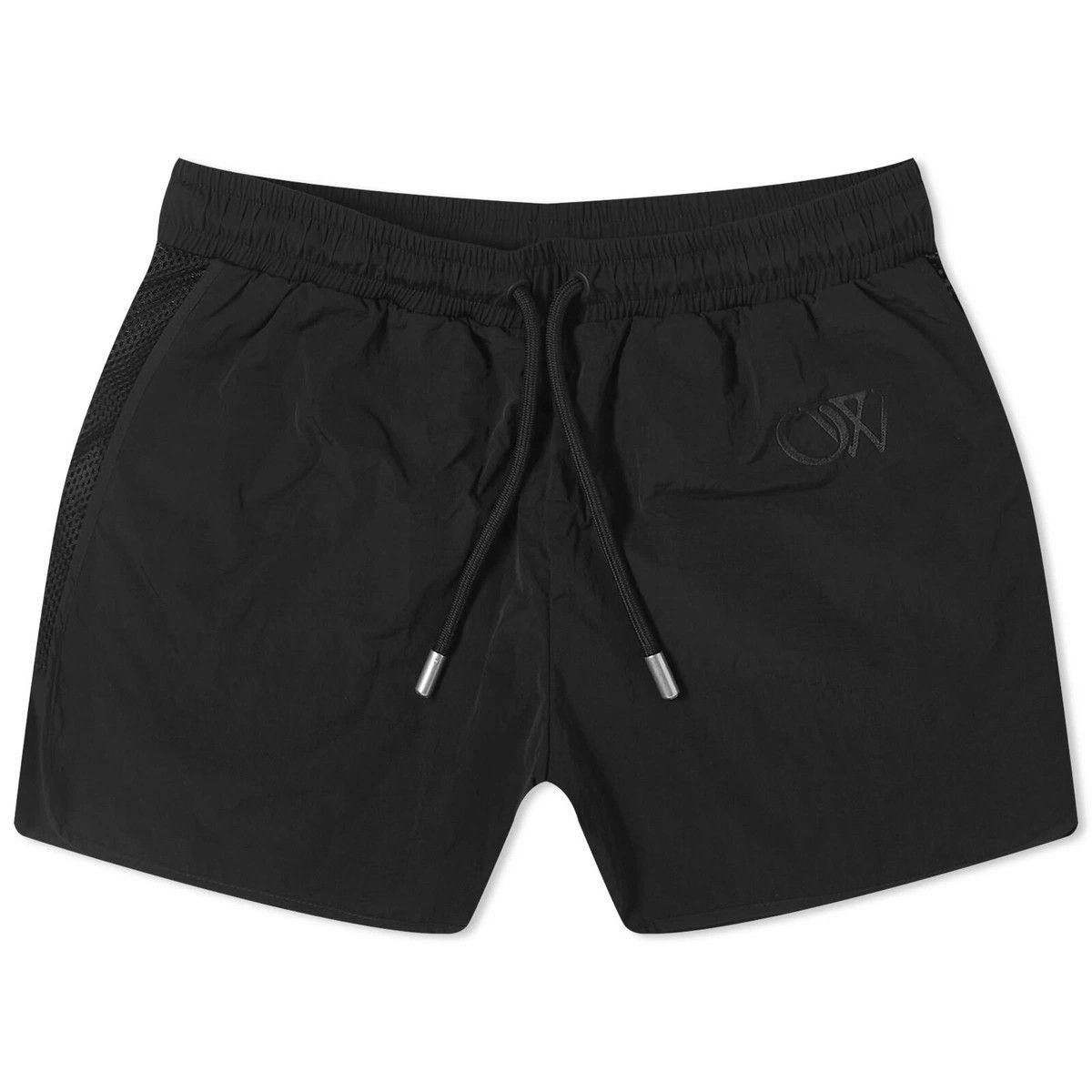 Off-White o1y1225 Logo Short in Black Size 26" / US 2 / IT 38 - 1 Thumbnail