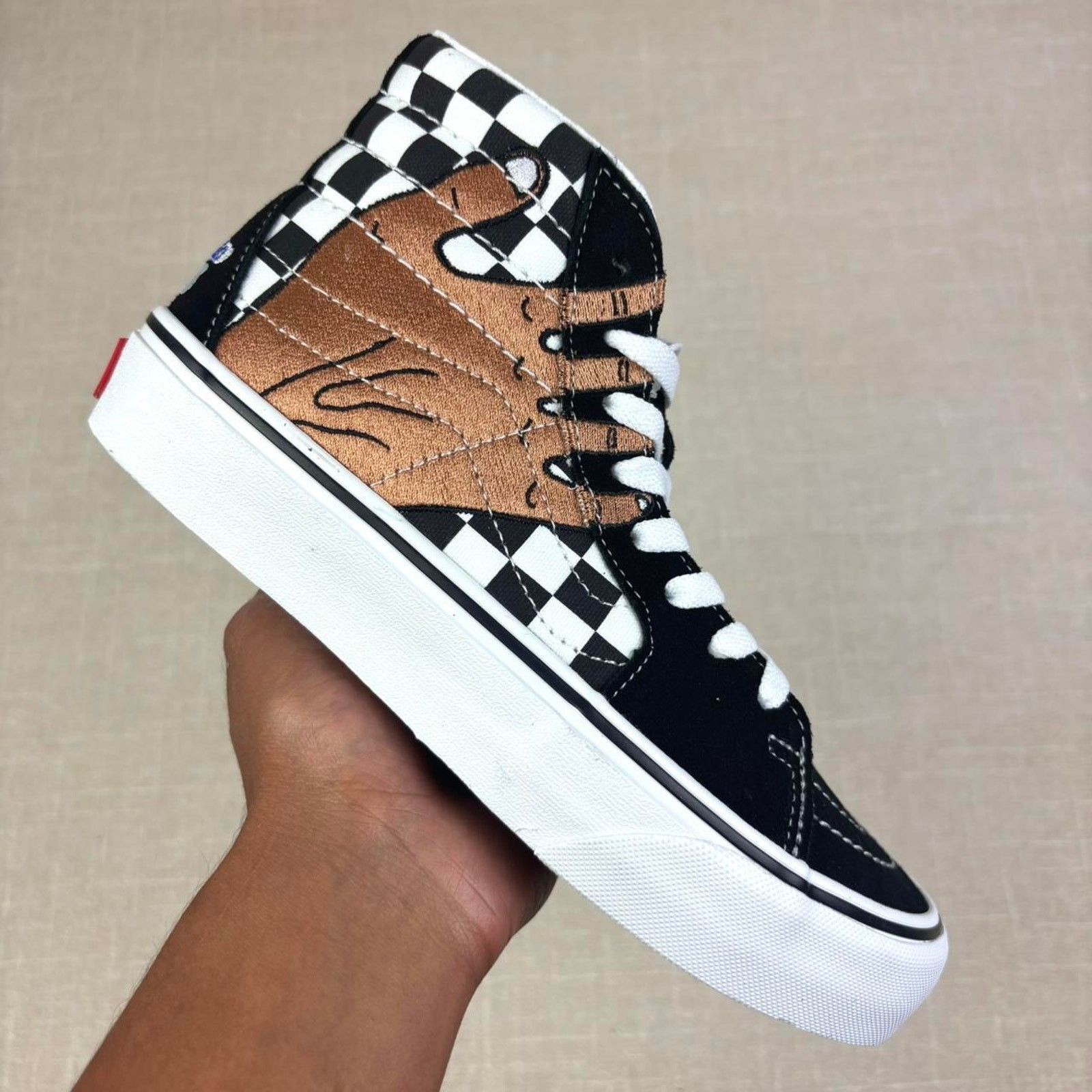 Vans 🟨 2022 Vans Vault Sk8-Hi “Imran Potato Checkerboard” 7.5W Size US 7.5 / IT 37.5 - 1 Thumbnail