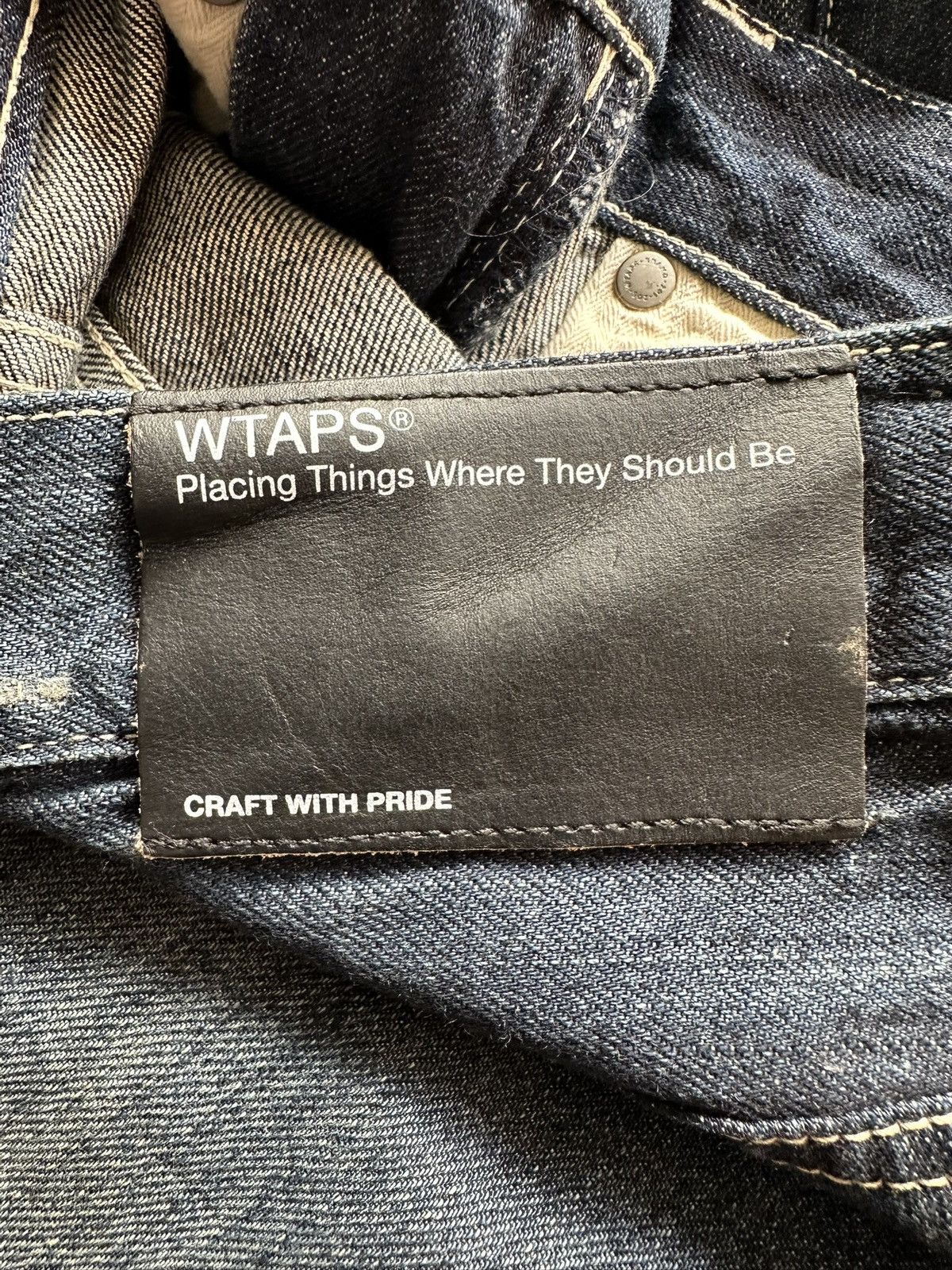 Wtaps 11SS - WTAPS '' Who Dares Wins '' trashed denim jeans Size US 32 / EU 48 - 16 Thumbnail