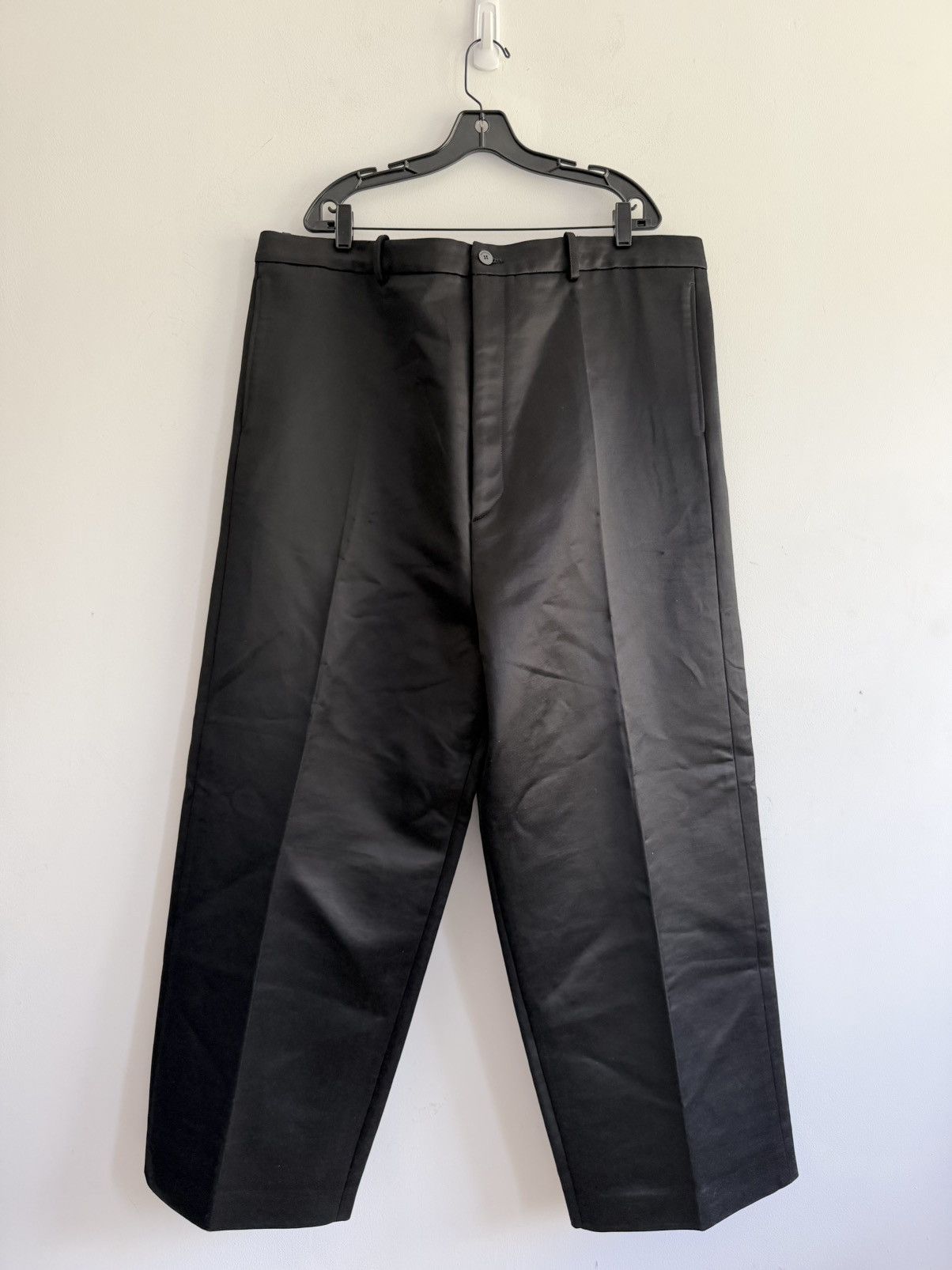 Balenciaga Balenciaga Garde-Robe Large Baggy Fit Black Pinstripe