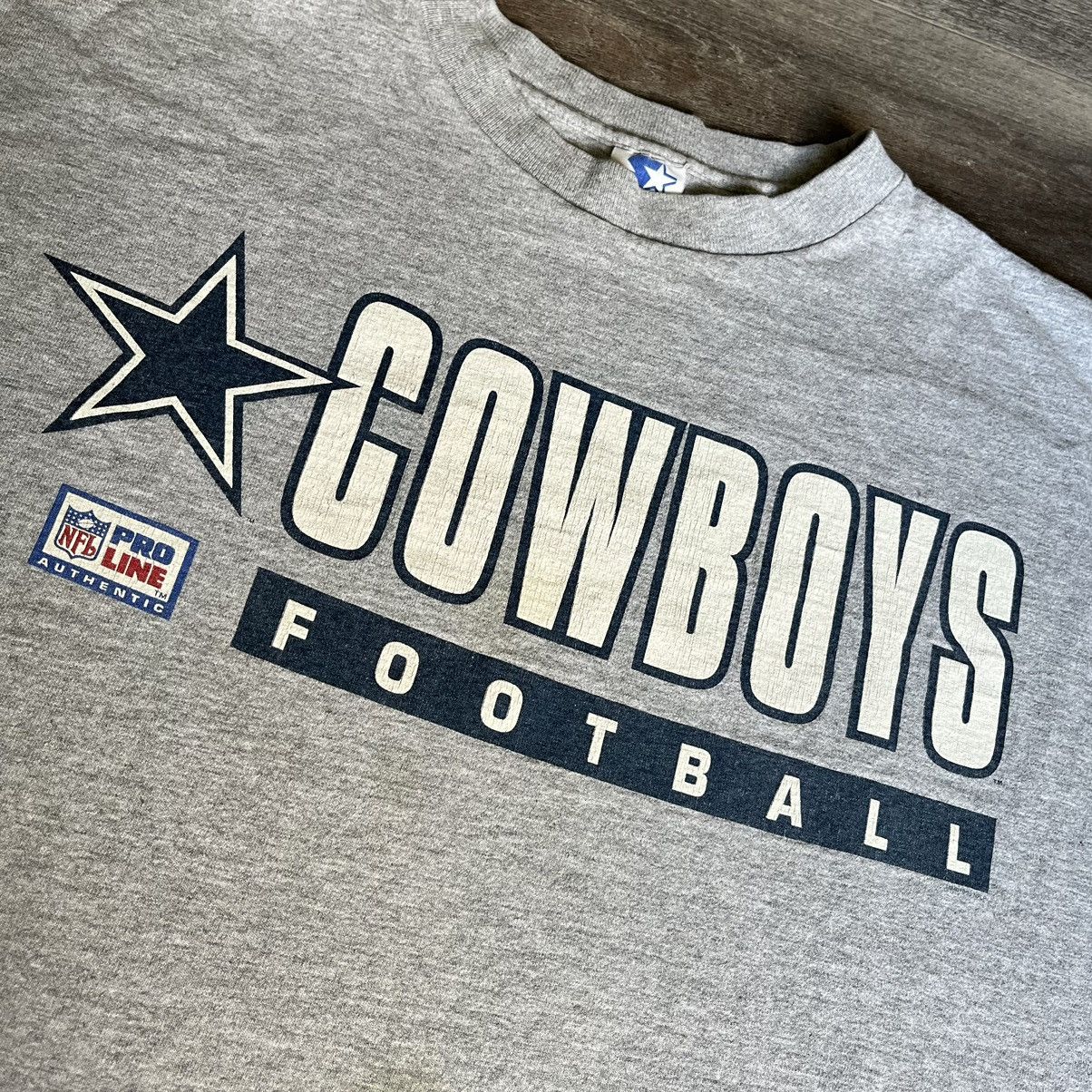 NFL × Starter × Vintage Vintage 1990s NFL Pro Line Dallas Cowboys Starter Logo Tee Size US XXL / EU 58 / 5 - 3 Thumbnail