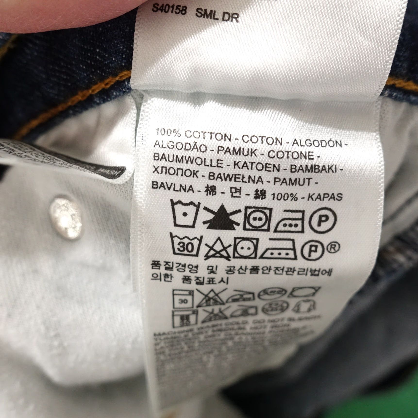 Levi's VINTAGE Levi's Jeans Straight Fit Dark Blue Cotton Mens Size 34x32 Size US 34 / EU 50 - 7 Thumbnail