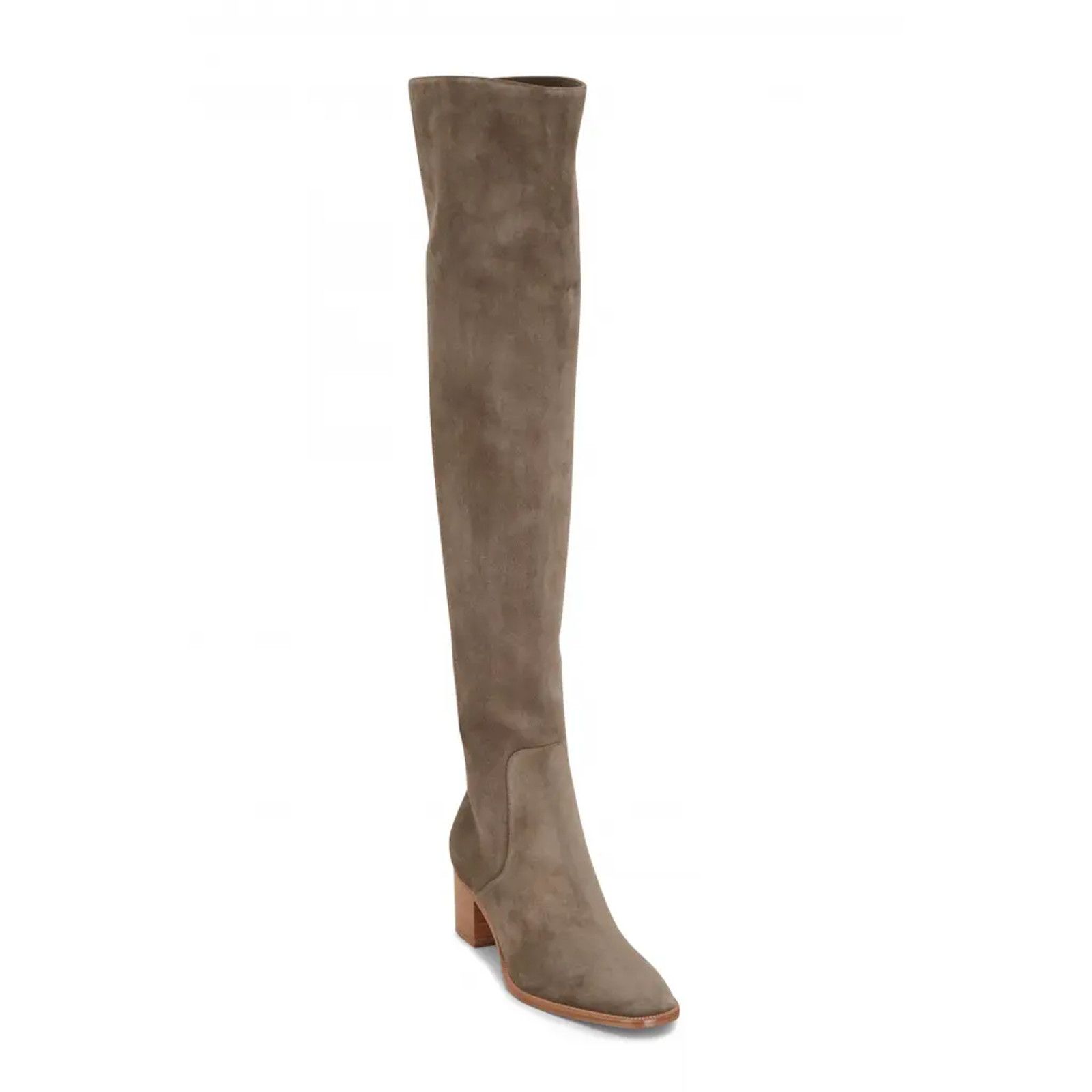 Christian Louboutin Christian Louboutin Gazellou 55 Silex Grey Suede Knee High Size US 5 / IT 35 - 3 Thumbnail