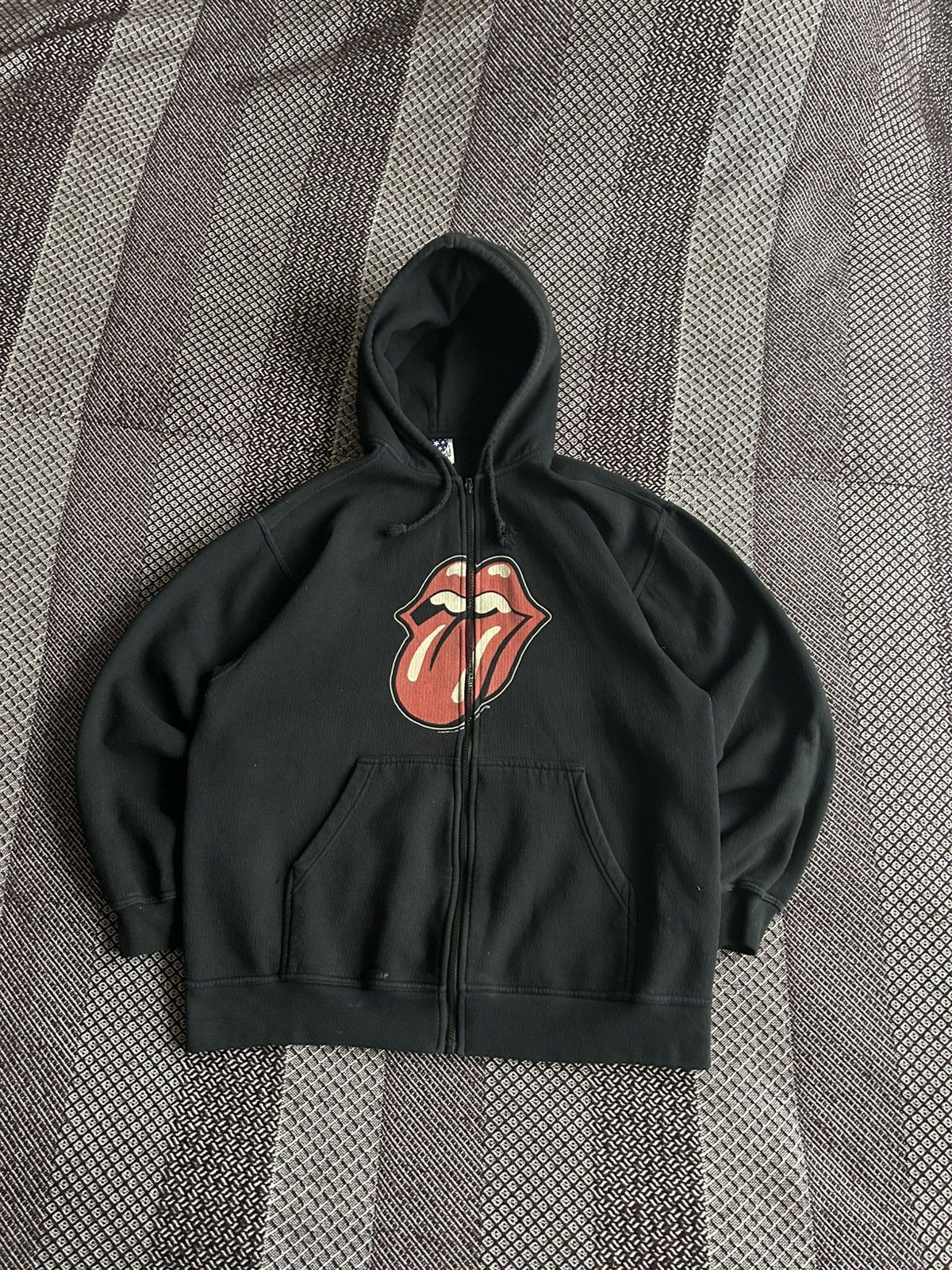 Band Tees Vintage Rolling Stones Zip Up Hoodie Streetwear Rock N Roll Size US XL / EU 56 / 4 - 1 Thumbnail