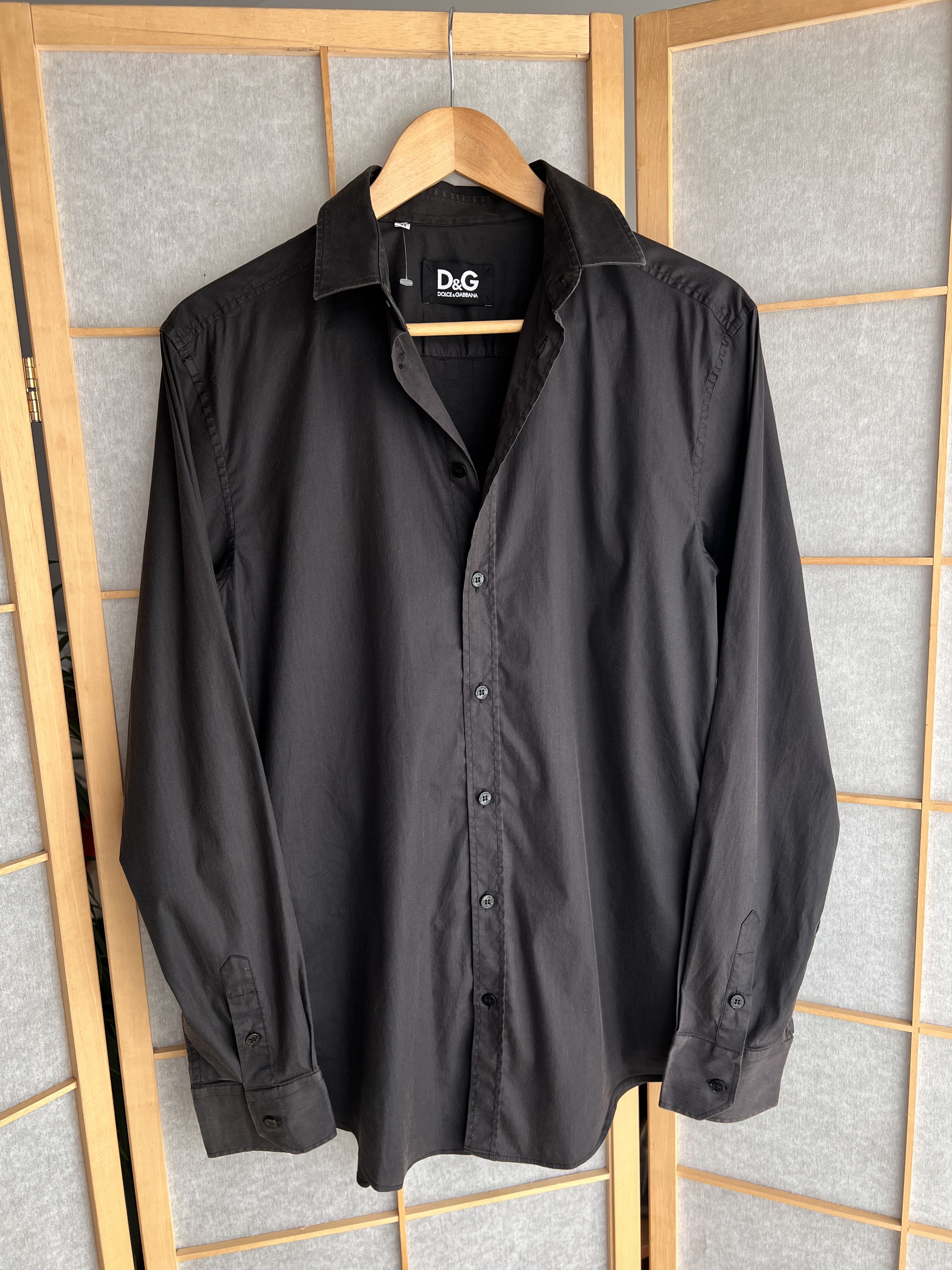 Dolce & Gabbana RARE ! 2000s Dolce & Gabbana vintage nylon elastane shirt Size US L / EU 52-54 / 3 - 11 Thumbnail