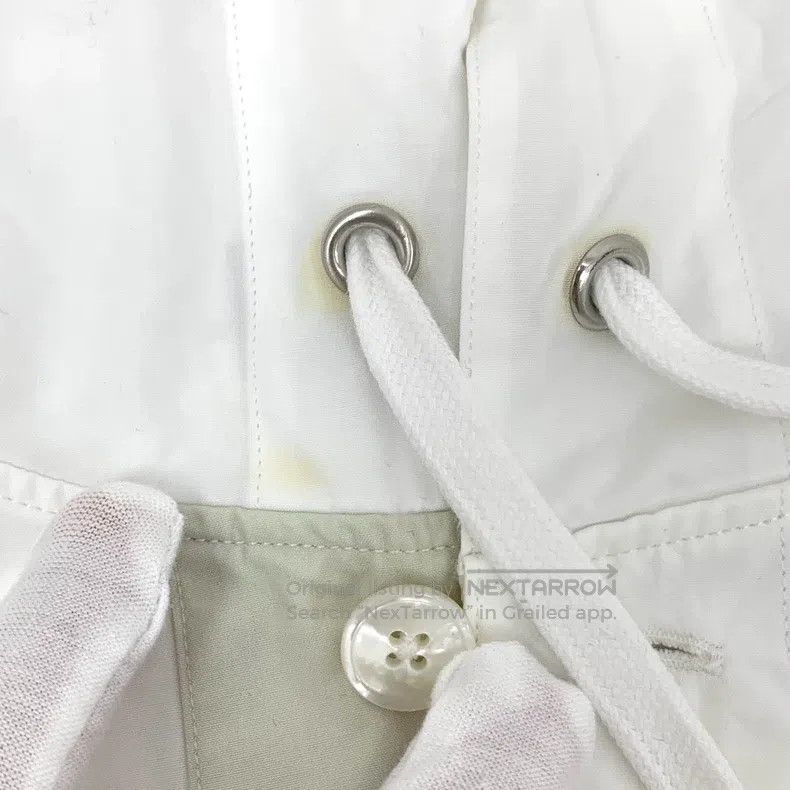Hermes Hermes size 39 White Patch Pocket Cotton Hooded Drawstring Size US XXS / EU 40 - 8 Thumbnail