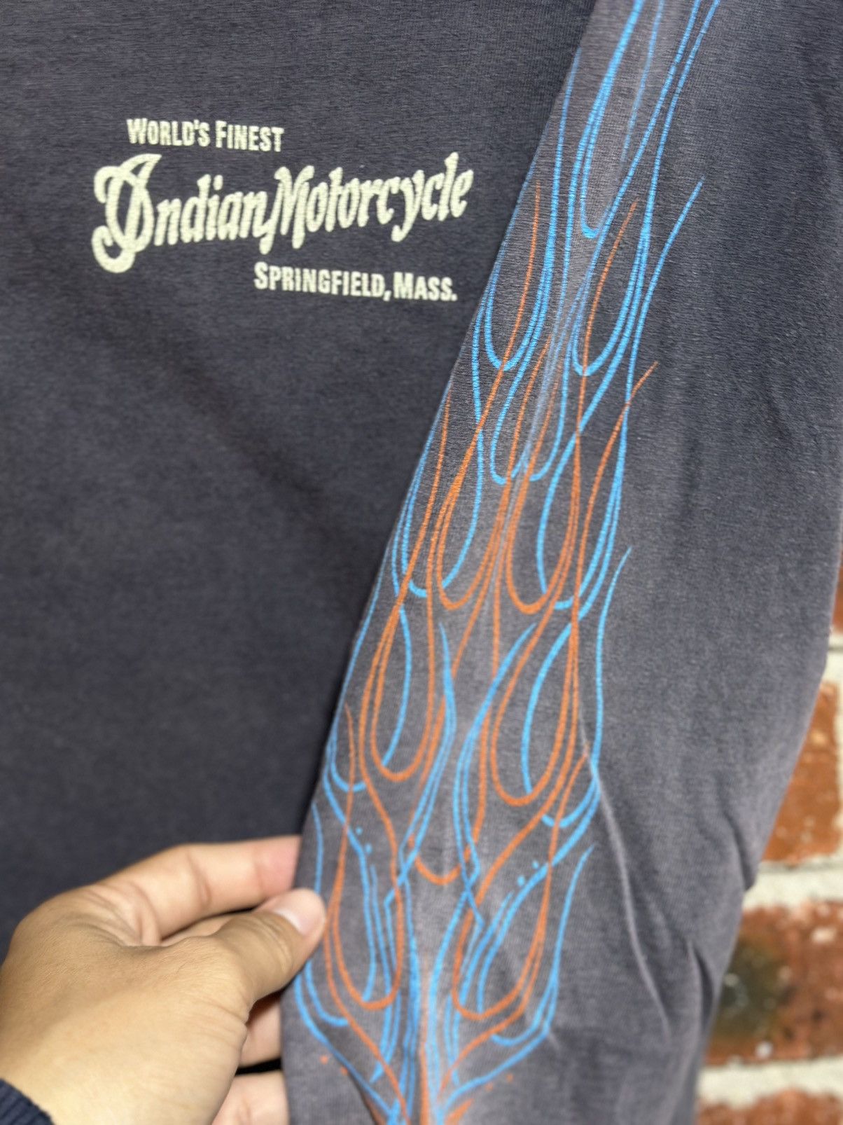 Indian Motorcycle Thrashed Vintage Indian Motorcycle Sun Faded Tee Size US M / EU 48-50 / 2 - 7 Thumbnail