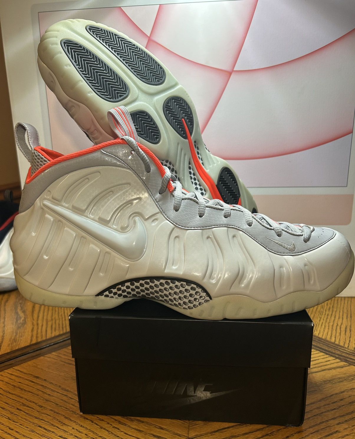 Nike Size 18 - Nike Air Foamposite Pro Premium Pure Platinum 2016 Size US 15 / EU 48 - 3 Thumbnail