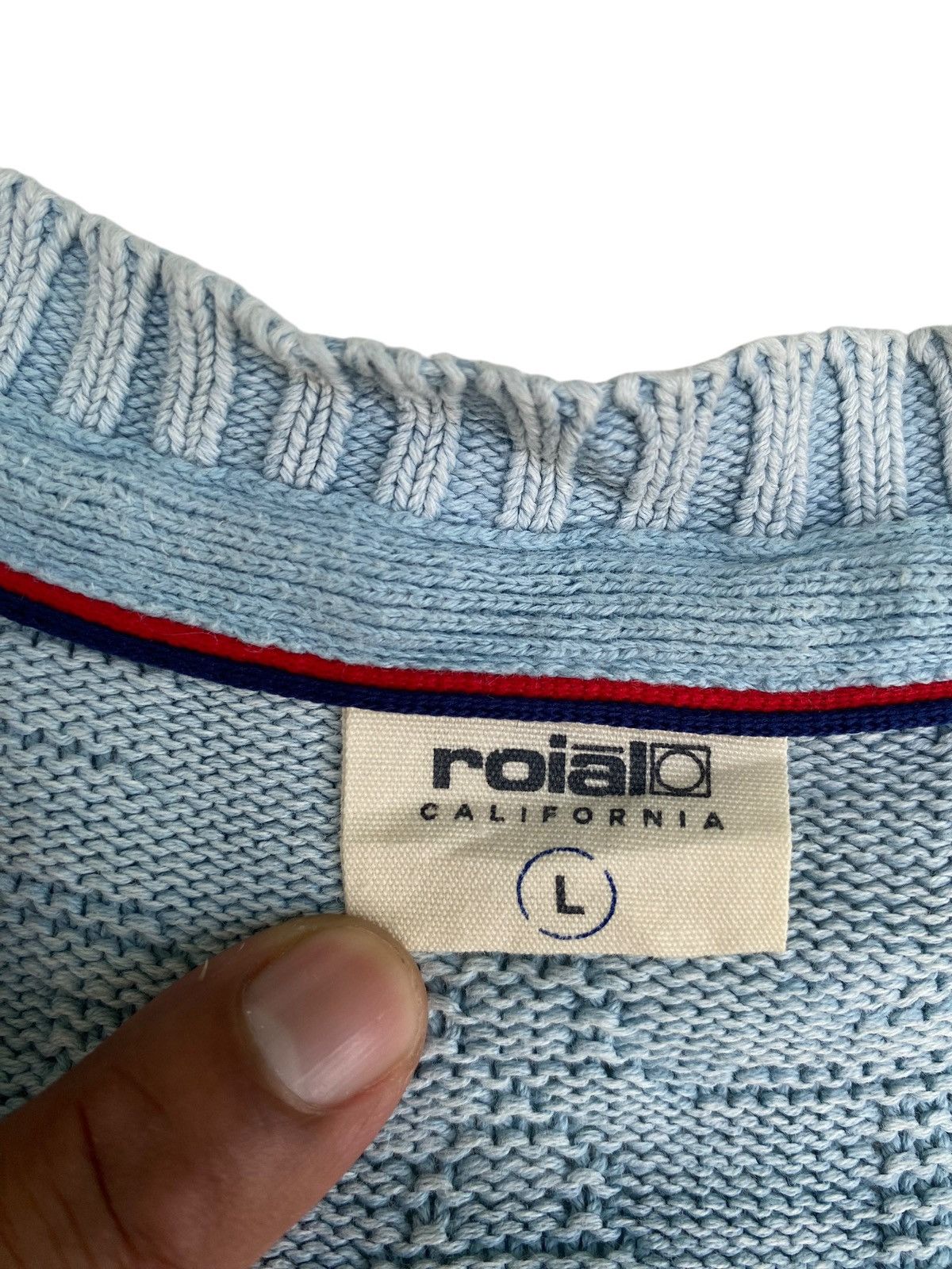 Japanese Brand × Vintage Vtg Roial Knitwear Sweater Size US L / EU 52-54 / 3 - 7 Thumbnail