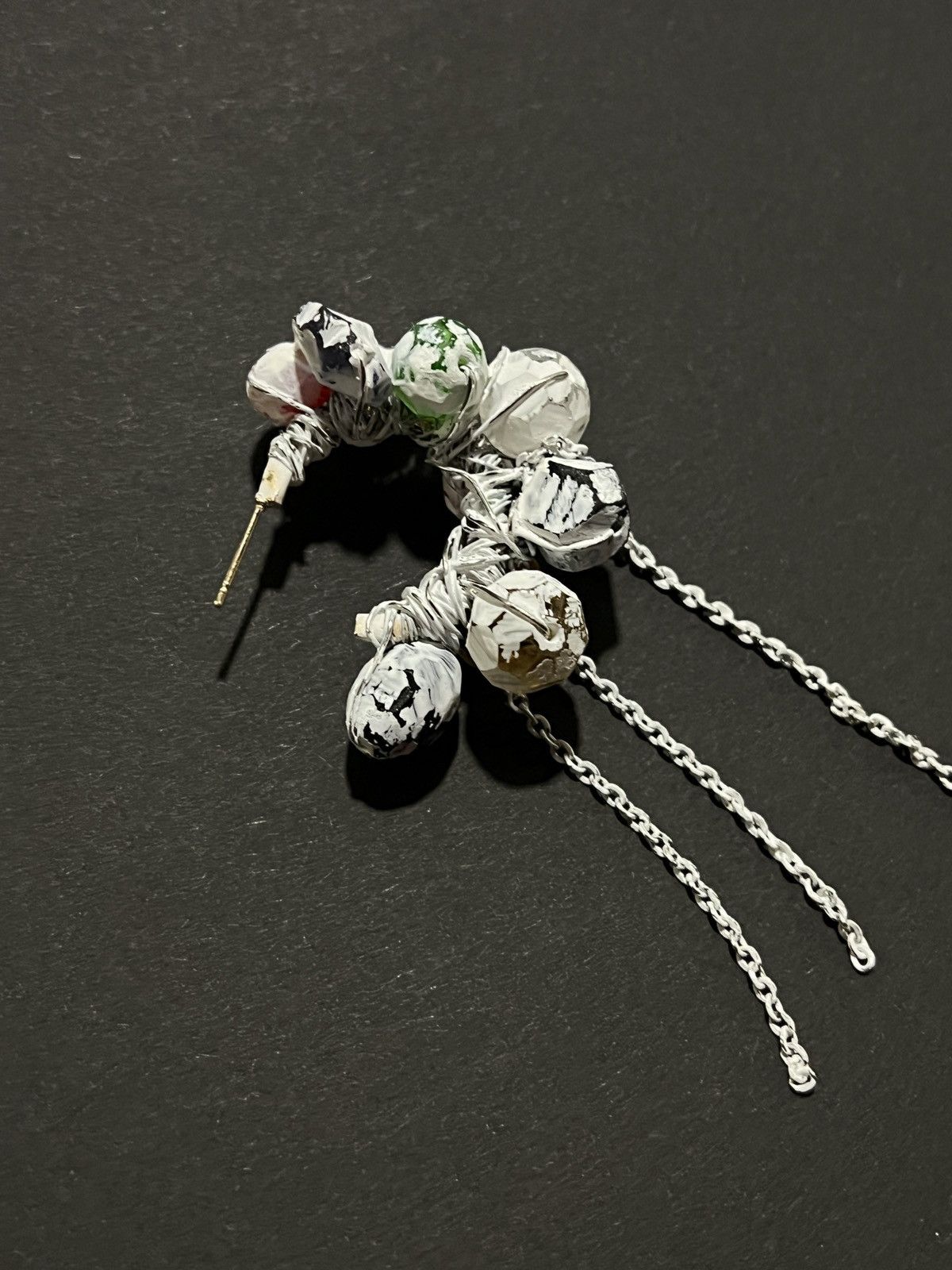 Seditionaries oversized chains punk stud earring margiela hysteric vibe Size ONE SIZE - 5 Thumbnail
