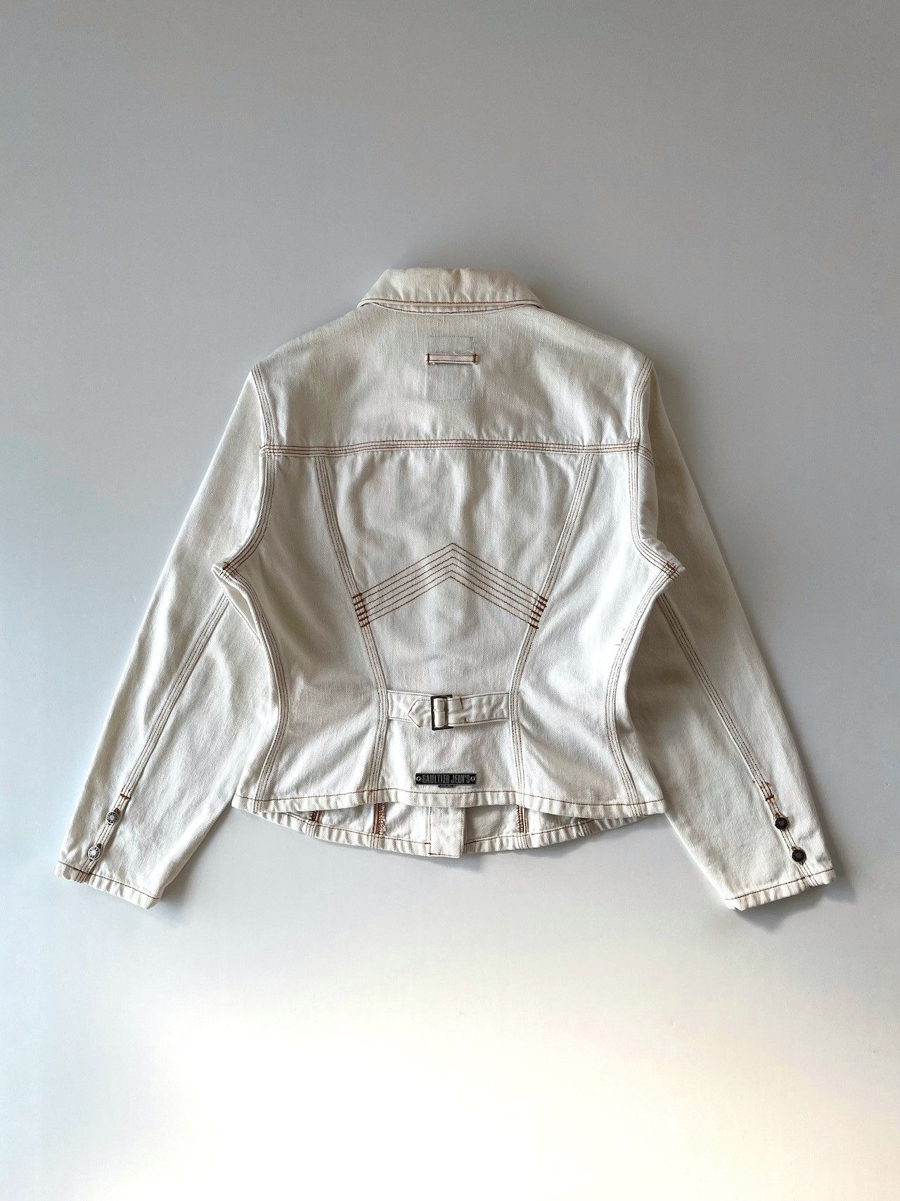 Jean Paul Gaultier GAULTIER JEANS SS1994 Denim Trucker Jacket Size US XS / EU 42 / 0 - 4 Thumbnail