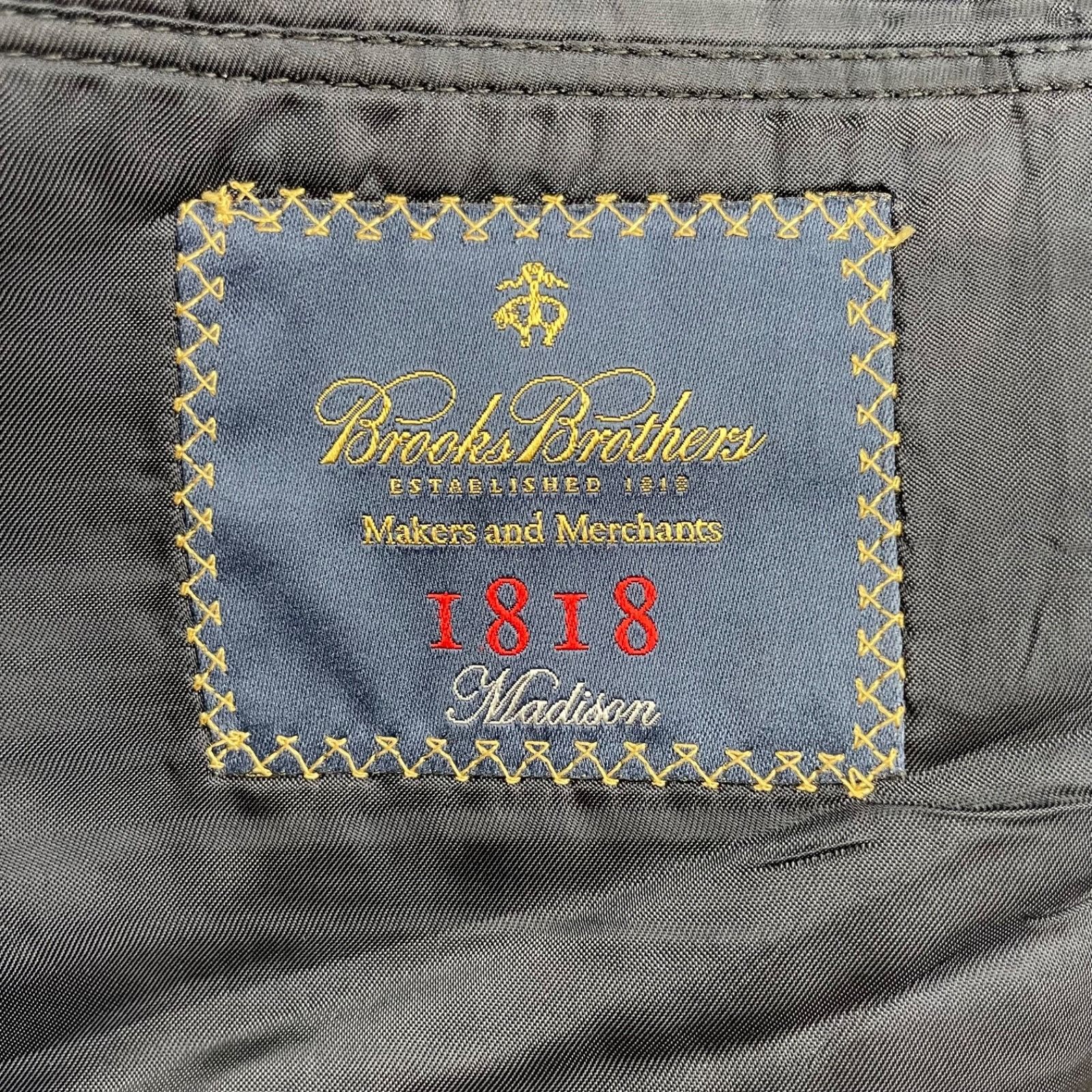 Brooks Brothers Brooks Brothers Men's 1818 Madison 100% Wool 2-Button Blazer Size 46R - 6 Thumbnail