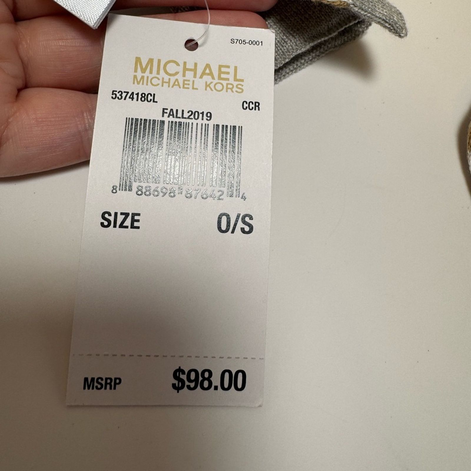 Michael Kors Michael Kors Scarf Brown & White Monogram NWT | Preppy Style Size ONE SIZE - 5 Thumbnail