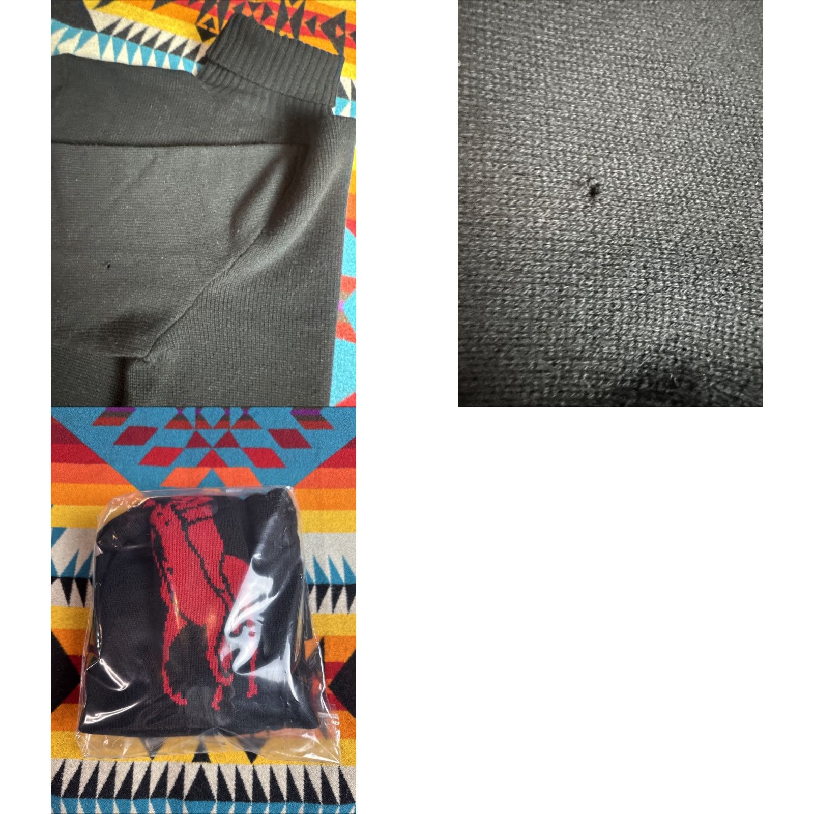 Ralph Lauren VINTAGE Polo Ralph Lauren 100% Cashmere Big Pony Turtle Neck Sweater Sz L 90s Black Mens Pullover Knits? Size US L / EU 52-54 / 3 - 8 Thumbnail