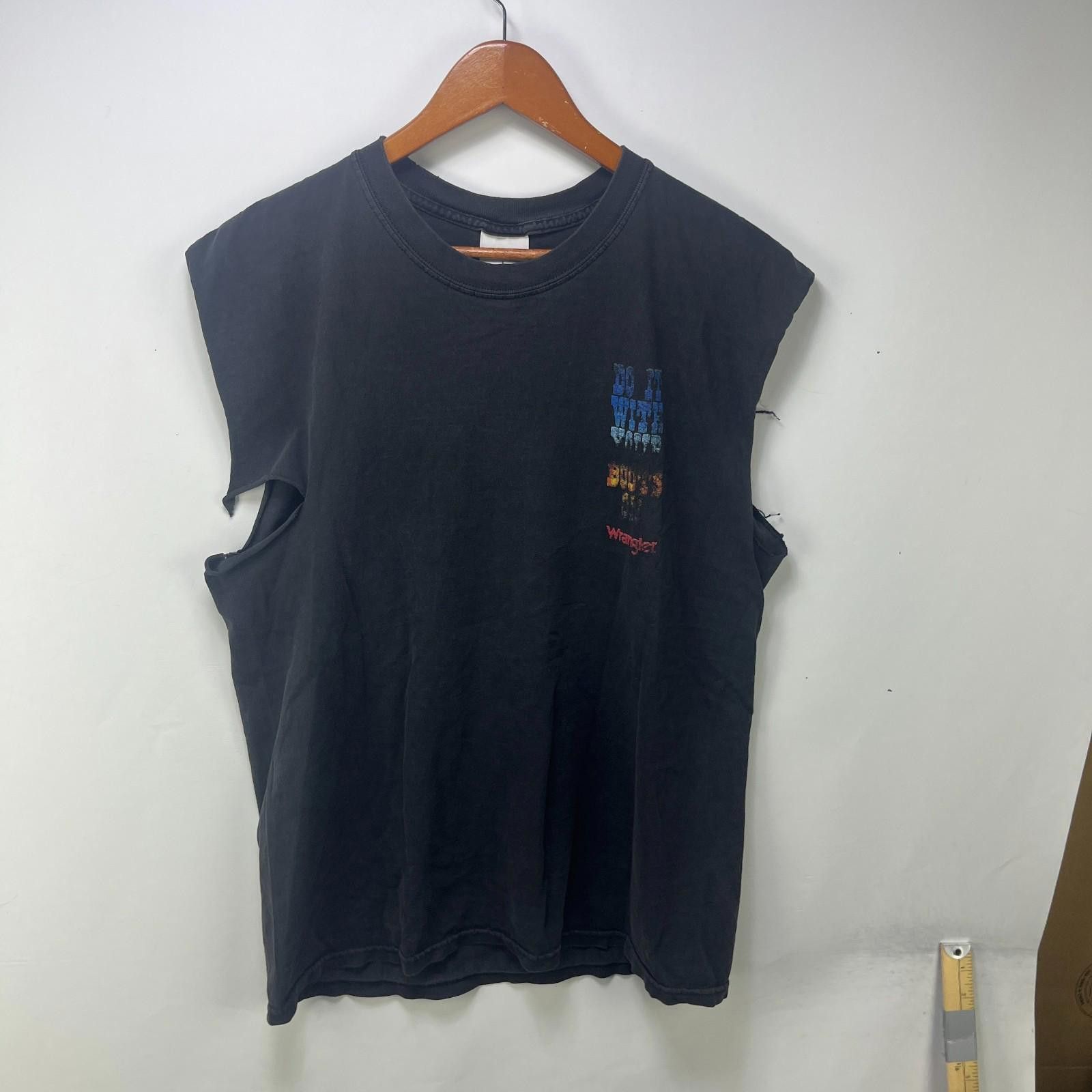 Wrangler Vintage 90s Wrangler Cowboy Sleeveless Shirt Large Size US L / EU 52-54 / 3 - 4 Thumbnail
