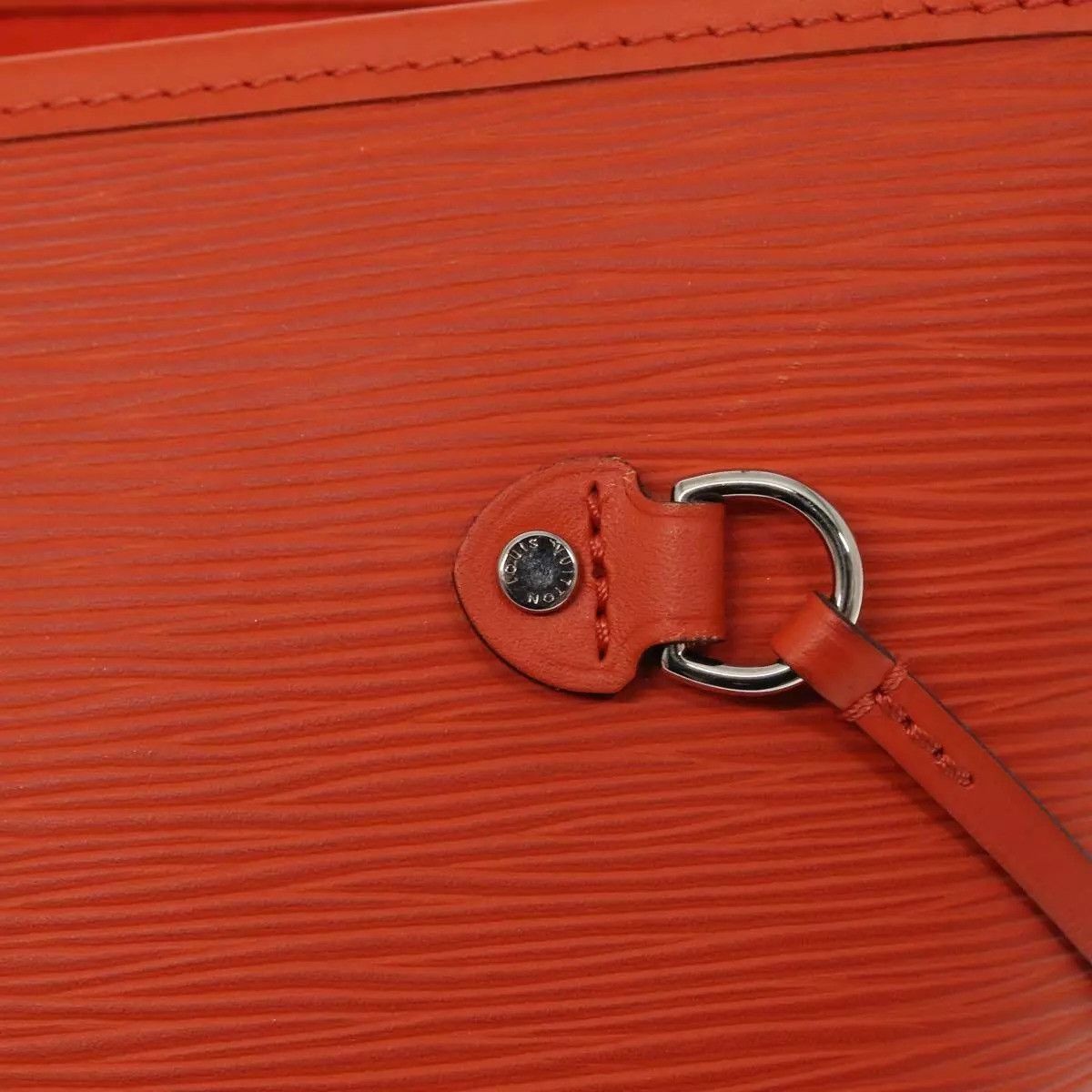 Louis Vuitton LOUIS VUITTON Epi Neverfull MM Tote Bag Orange Pimon Size ONE SIZE - 9 Thumbnail