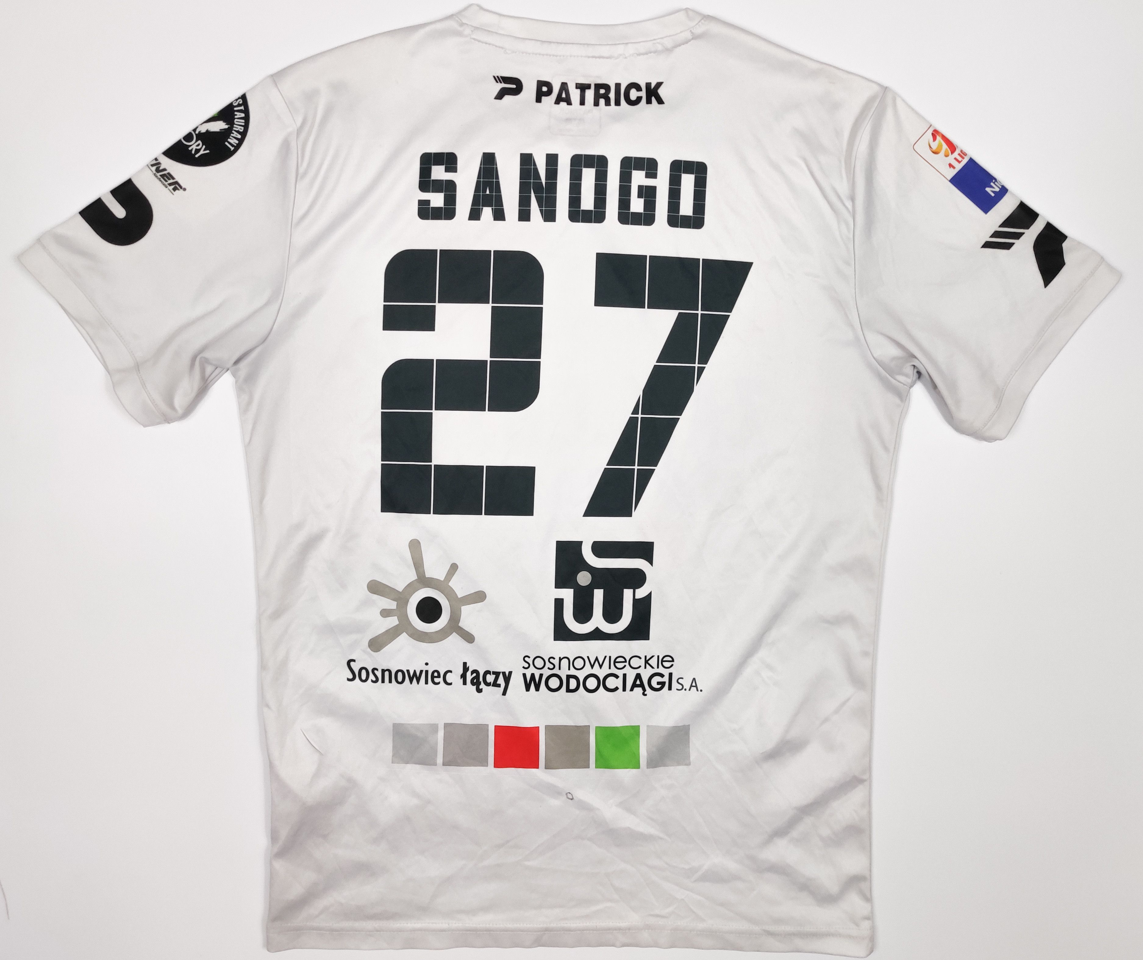 Other Sanogo #27 Zagłębie Sosnowiec 2017 2018 Patrick Home Shirt Size US M / EU 48-50 / 2 - 1 Thumbnail
