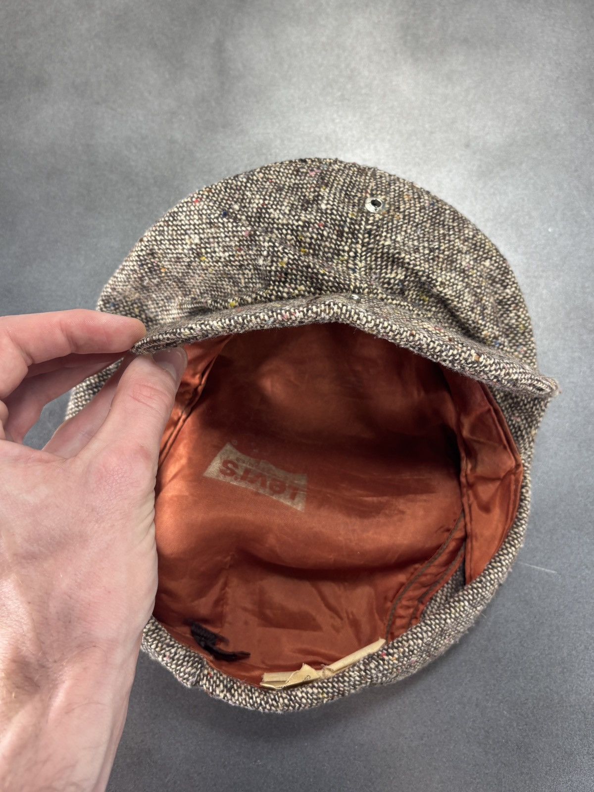 Levi's True Vintage Levi's Newsboy Cap Flatcap Wool Snap Hat Size ONE SIZE - 10 Thumbnail