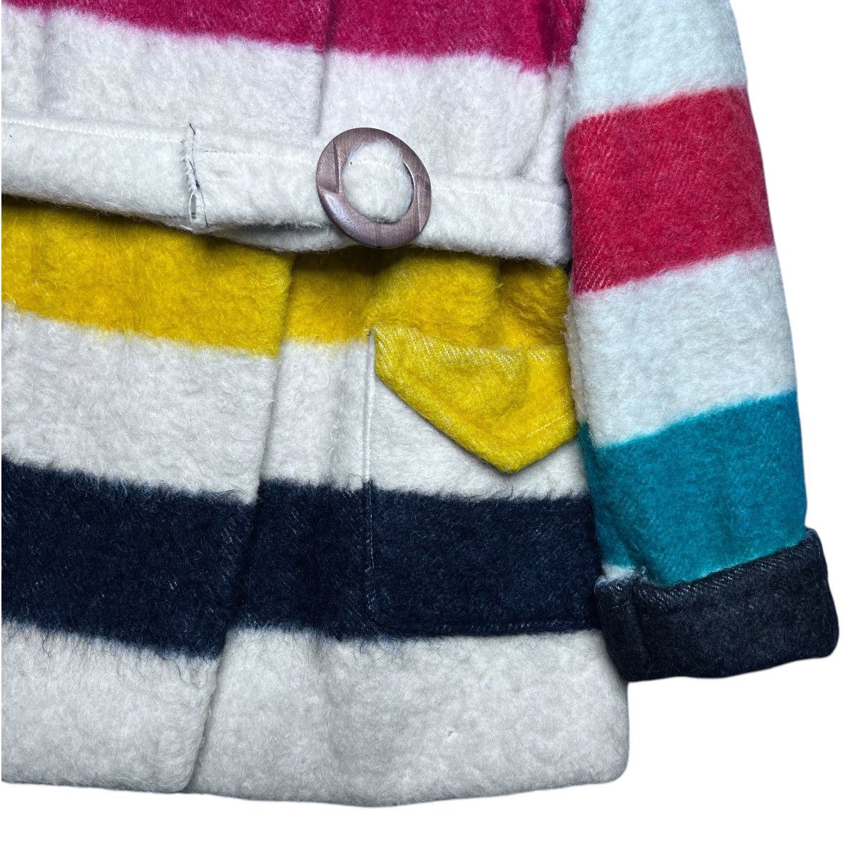 Hudsons Bay × Vintage Hudson Bay Company 4 Point Blankets Wool Belt Women’s Jacket Size S / US 4 / IT 40 - 17 Thumbnail