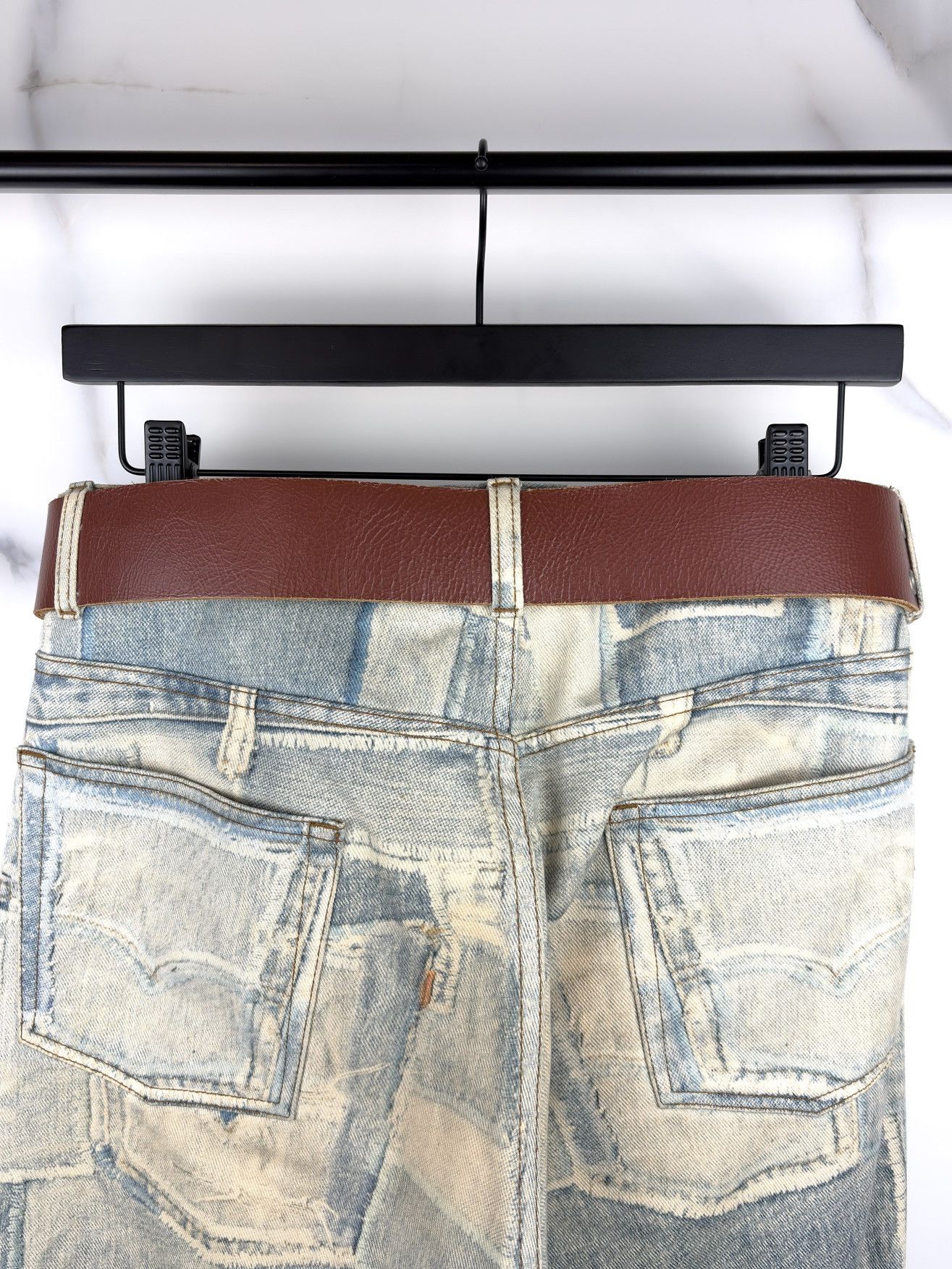 Comme des Garcons Comme des Garcons Homme Plus Prong Buckle Leather Belt Size ONE SIZE - 2 Thumbnail