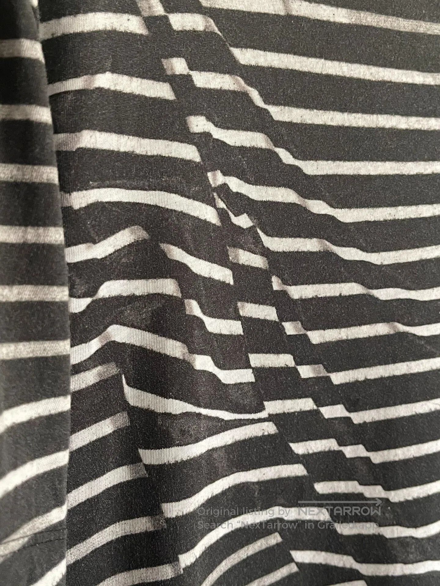 Alexander McQueen Alexander McQueen Short Sleeve Striped Top. Size US M / EU 48-50 / 2 - 6 Thumbnail