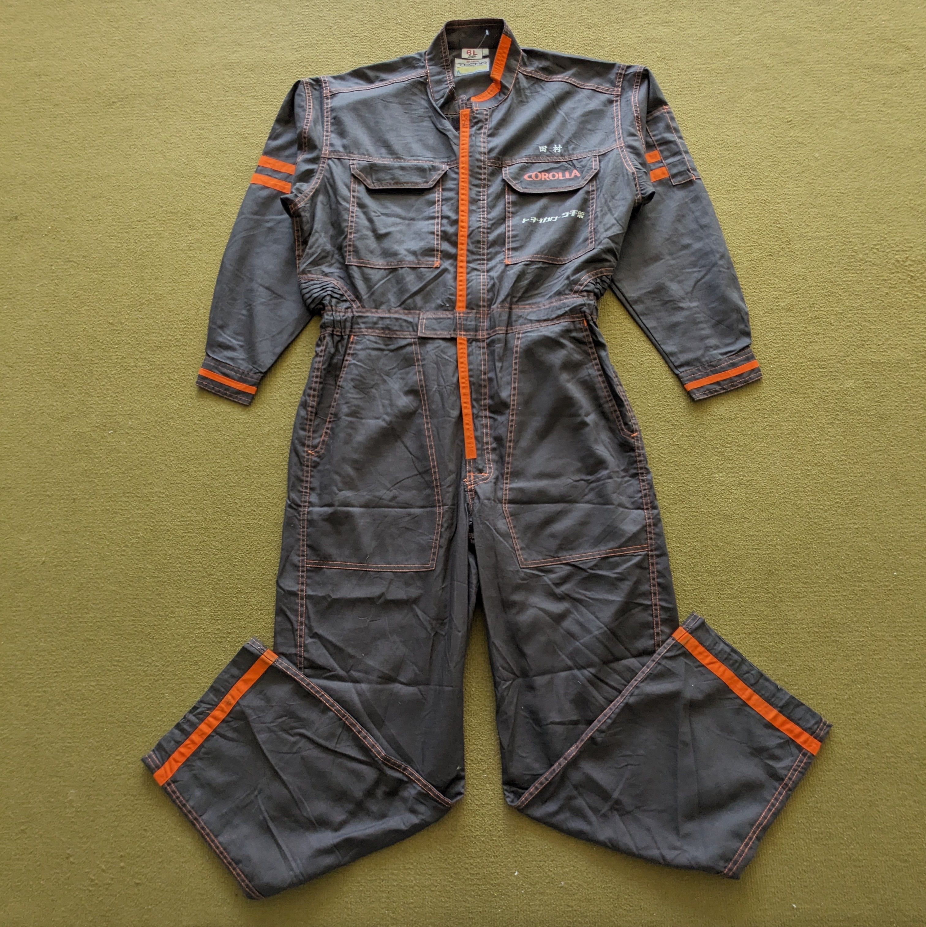 Vintage Vintage COROLLA Racing Coverall Workwear Jacket Size US L / EU 52-54 / 3 - 3 Thumbnail