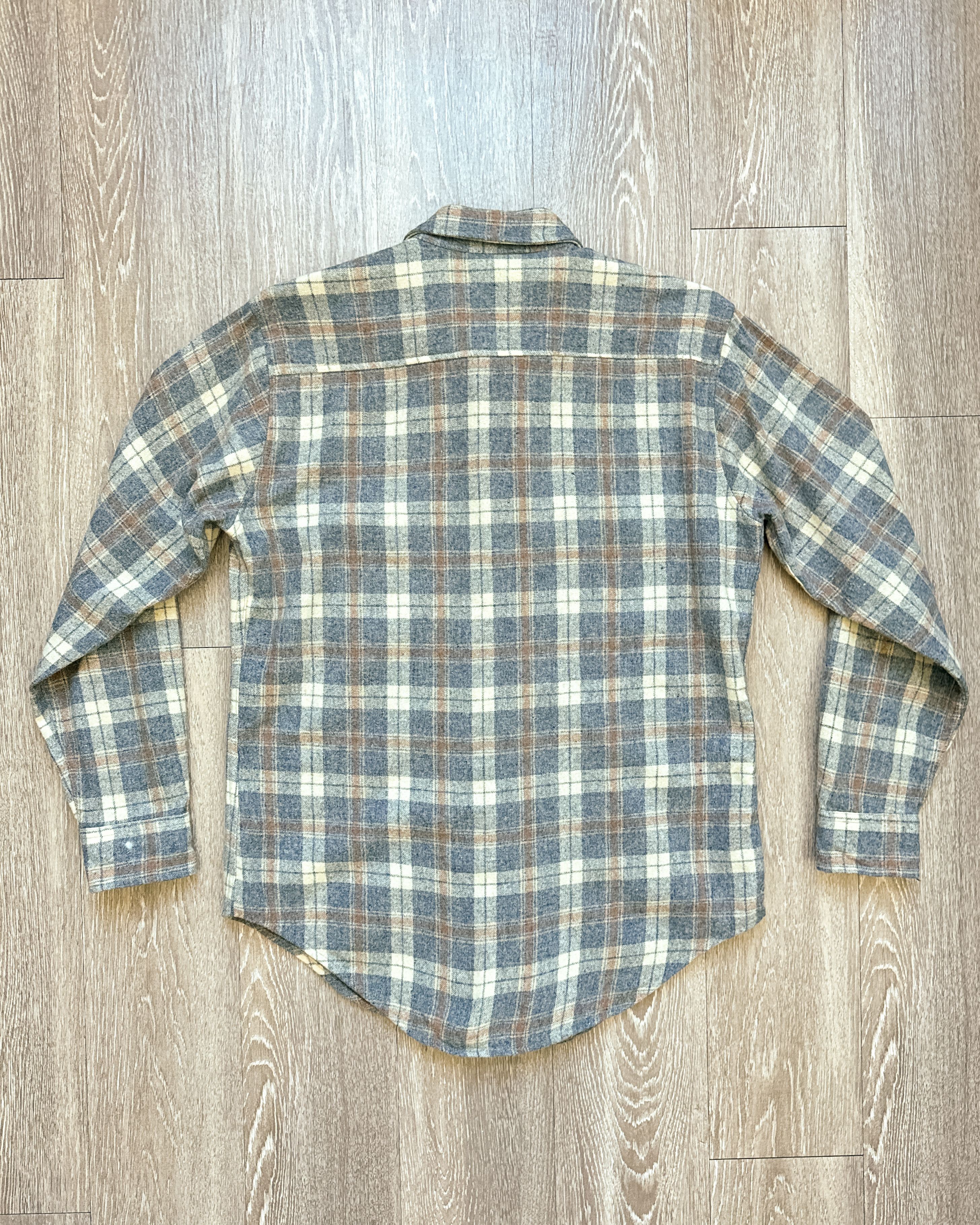 Vintage Vintage 1980s Squaw Plaid Flannel Gray Men's M Boho Hippie Size US M / EU 48-50 / 2 - 6 Thumbnail