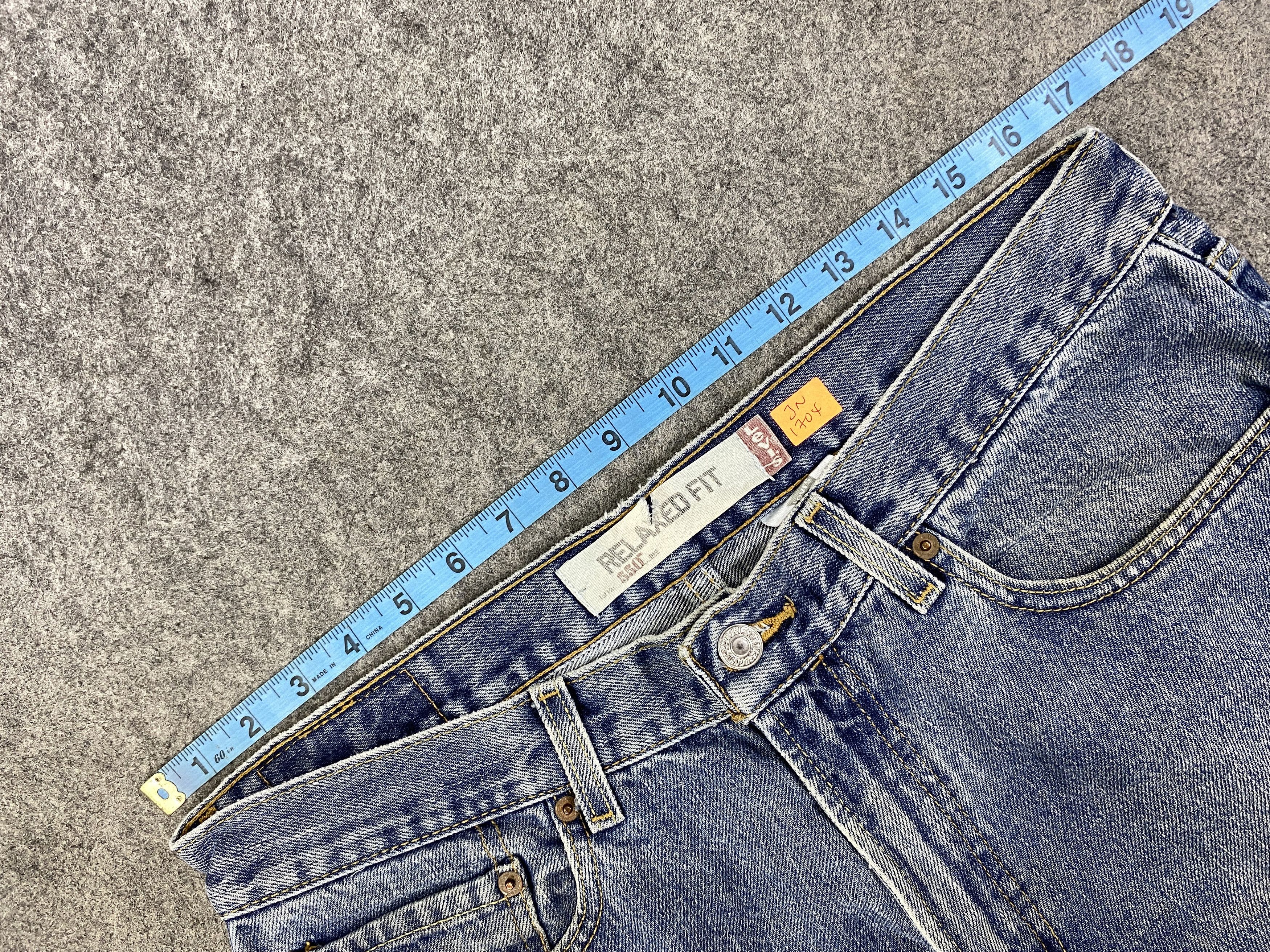 Levi's Blue Vintage Levi's 550 Jeans 34x29.5 Denim -JN1704 Size US 34 / EU 50 - 5 Thumbnail