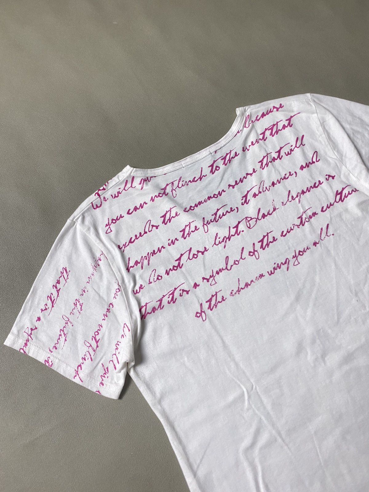 Beauty Beast × Hysteric Glamour × Japanese Brand Y2K Custom Culture Poem Tshirt Size US M / EU 48-50 / 2 - 4 Thumbnail