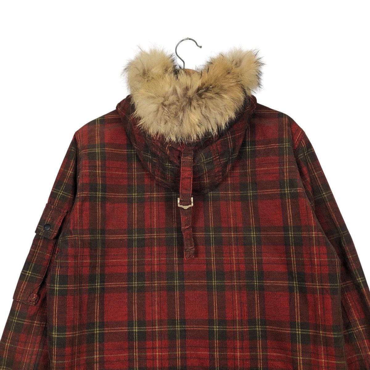 Japanese Brand 📌Vintage Biker Jacket Hiromichi Nalano Tartan Fur Hoodie Size US L / EU 52-54 / 3 - 10 Thumbnail