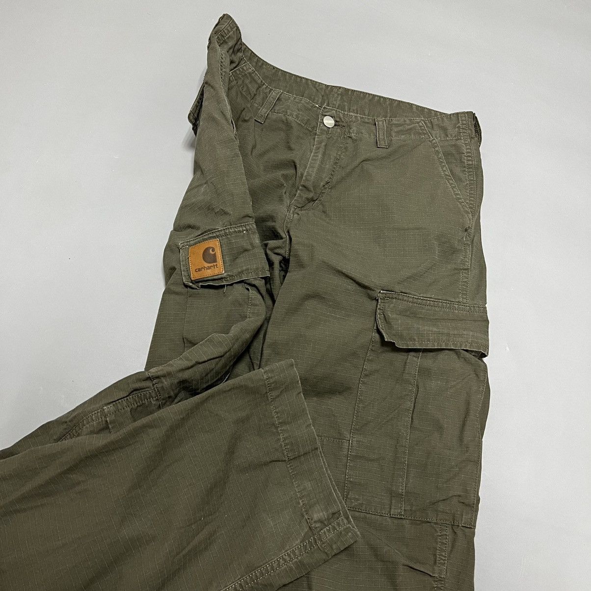 Carhartt × Carhartt Wip × Vintage Carhartt Vintage Cargo Pants Size US 31 - 11 Thumbnail