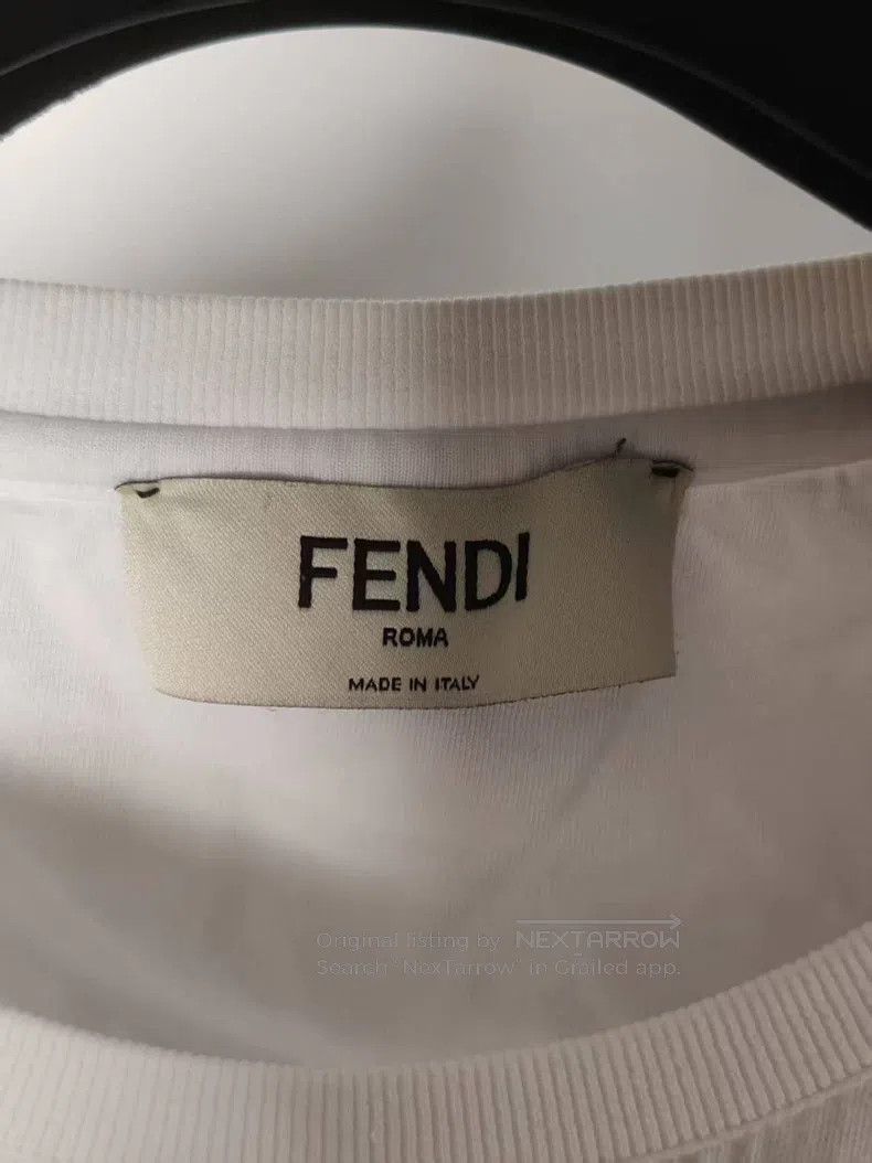 Fendi Fendi Pocket Slogan Short Sleeve Shirt Size S / US 4 / IT 40 - 4 Thumbnail