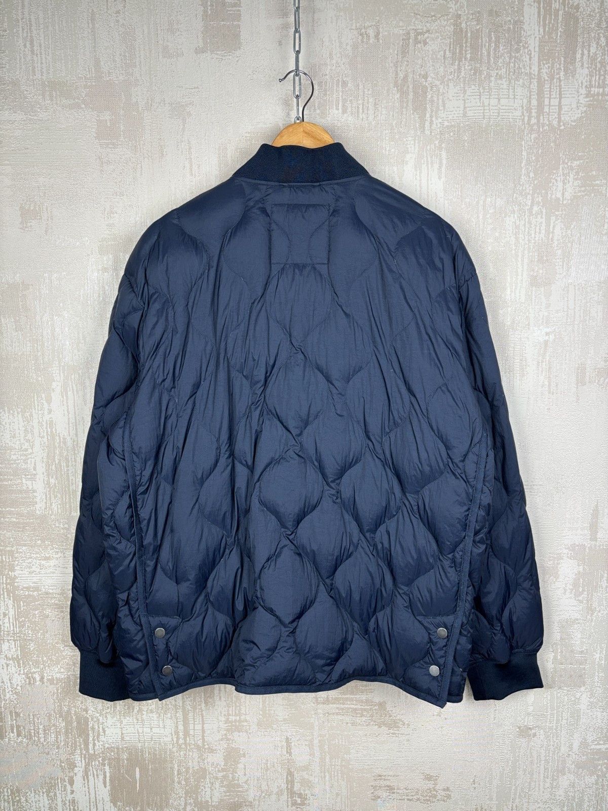 Tommy Jeans Tommy Jeans (Hilfiger) Quilted Down Jacket Navy Snap Button Size US XL / EU 56 / 4 - 16 Thumbnail