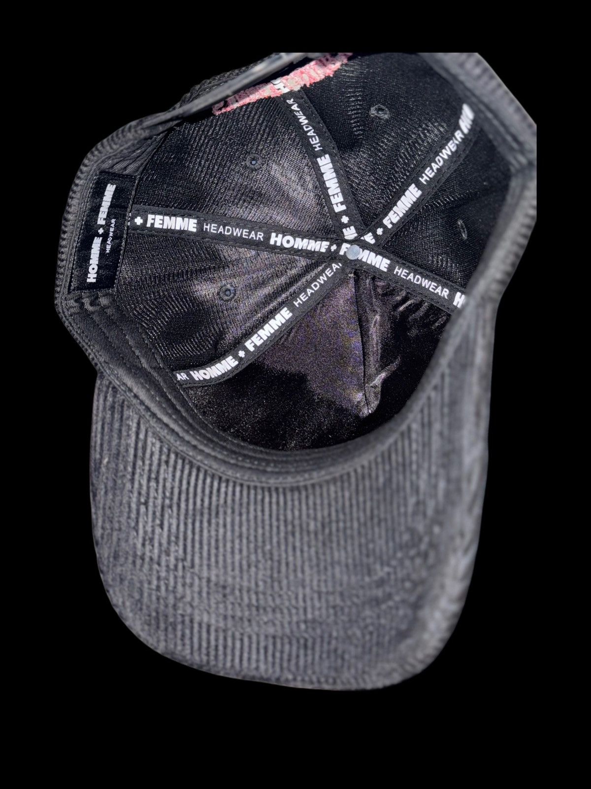 Homme + Femme La Homme + Femme Hotel Corduroy Hat Size ONE SIZE - 3 Thumbnail