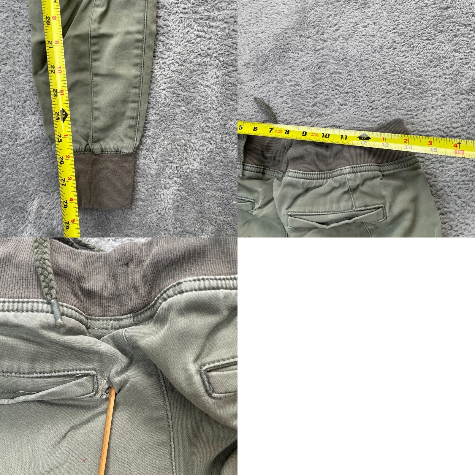 The North Face The North Face Pants Women Green Joggers Utility Pockets Stretch Drawstring Casual Size 4 Size 27" / US 4 / IT 40 - 8 Thumbnail