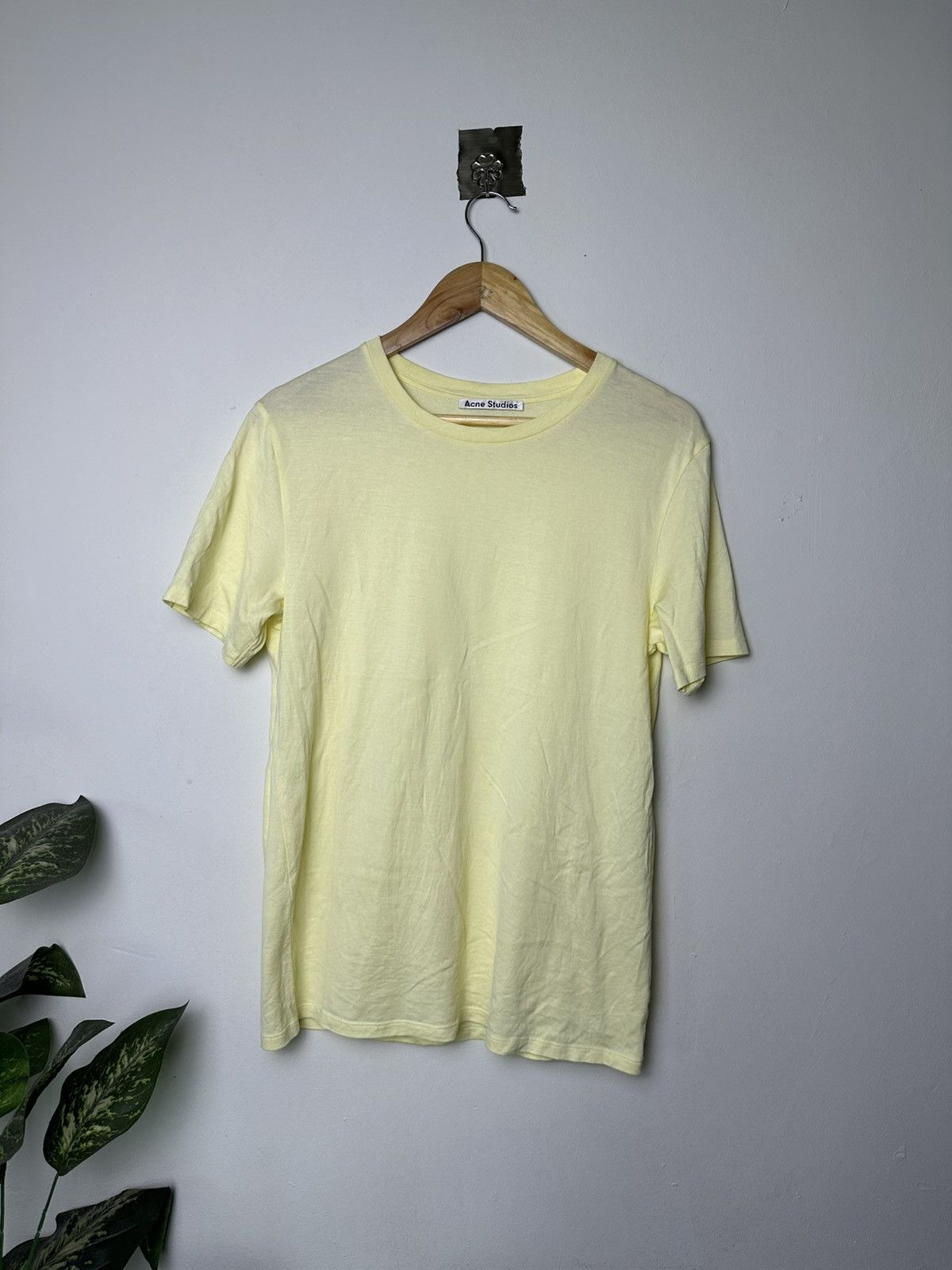 Acne Studios Acne Studios Vanilla Yellow Tshirt Size US M / EU 48-50 / 2 - 1 Thumbnail