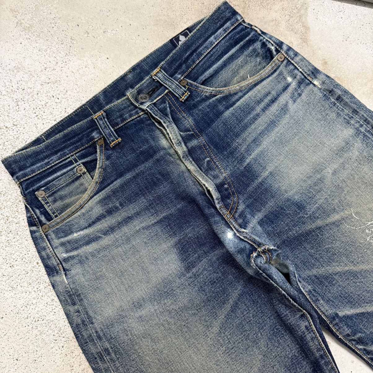 Japanese Brand Chikiriya Selvedge Chainstitch Mudwash Japanese Denim Size US 30 / EU 46 - 4 Thumbnail