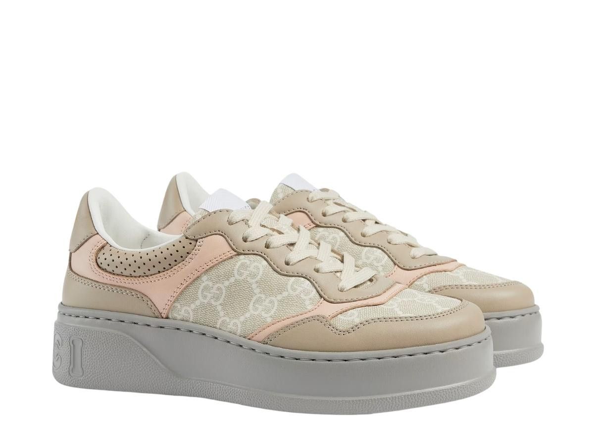 Gucci o1s1wg110125 GG Low-Top Sneakers in Multicolor Size US 4 / IT 34 - 2 Thumbnail