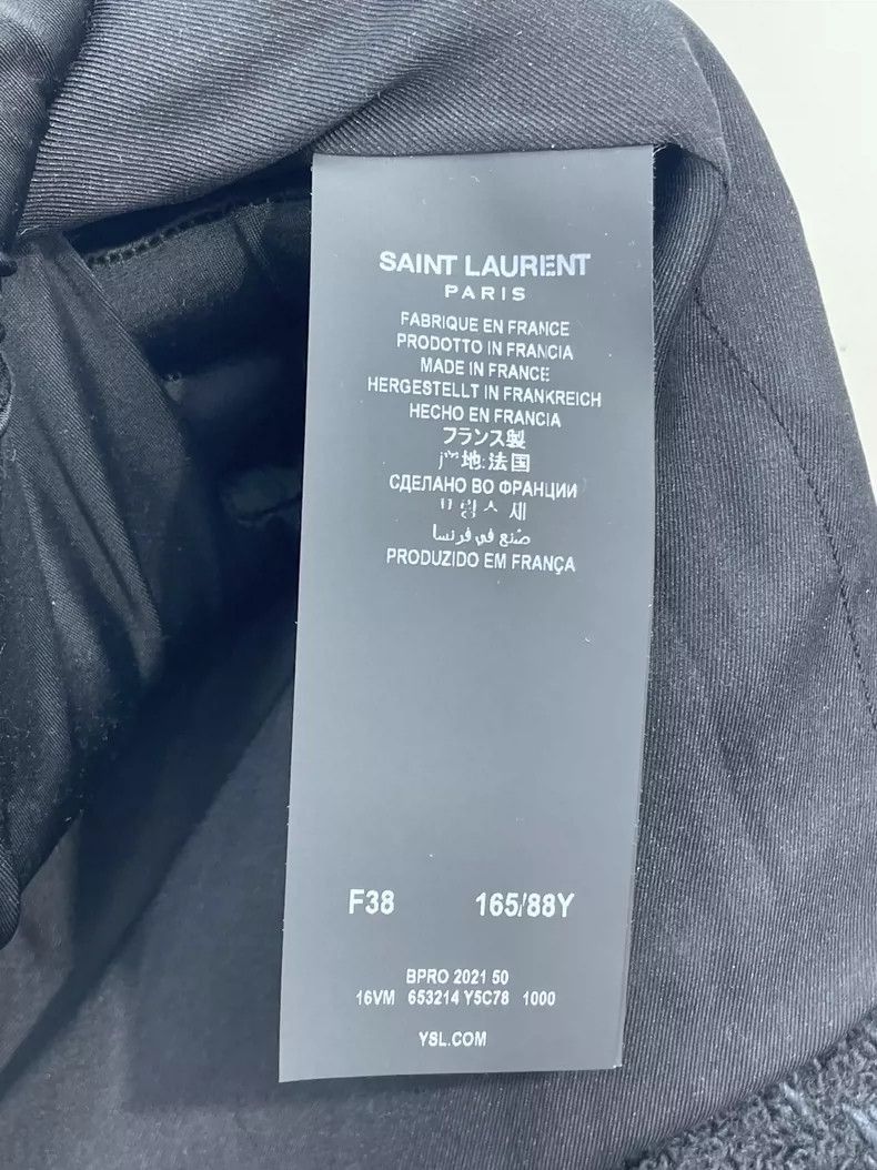 Saint Laurent Paris Saint Laurent Black Tweed Jacket-2507 Size US M / EU 48-50 / 2 - 5 Thumbnail
