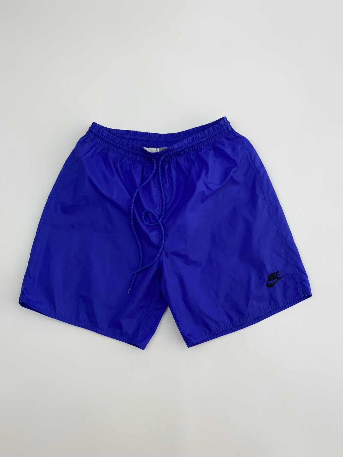 Pre-owned Nike X Vintage 1990's Vintage Nike Nylon Shorts In Blue