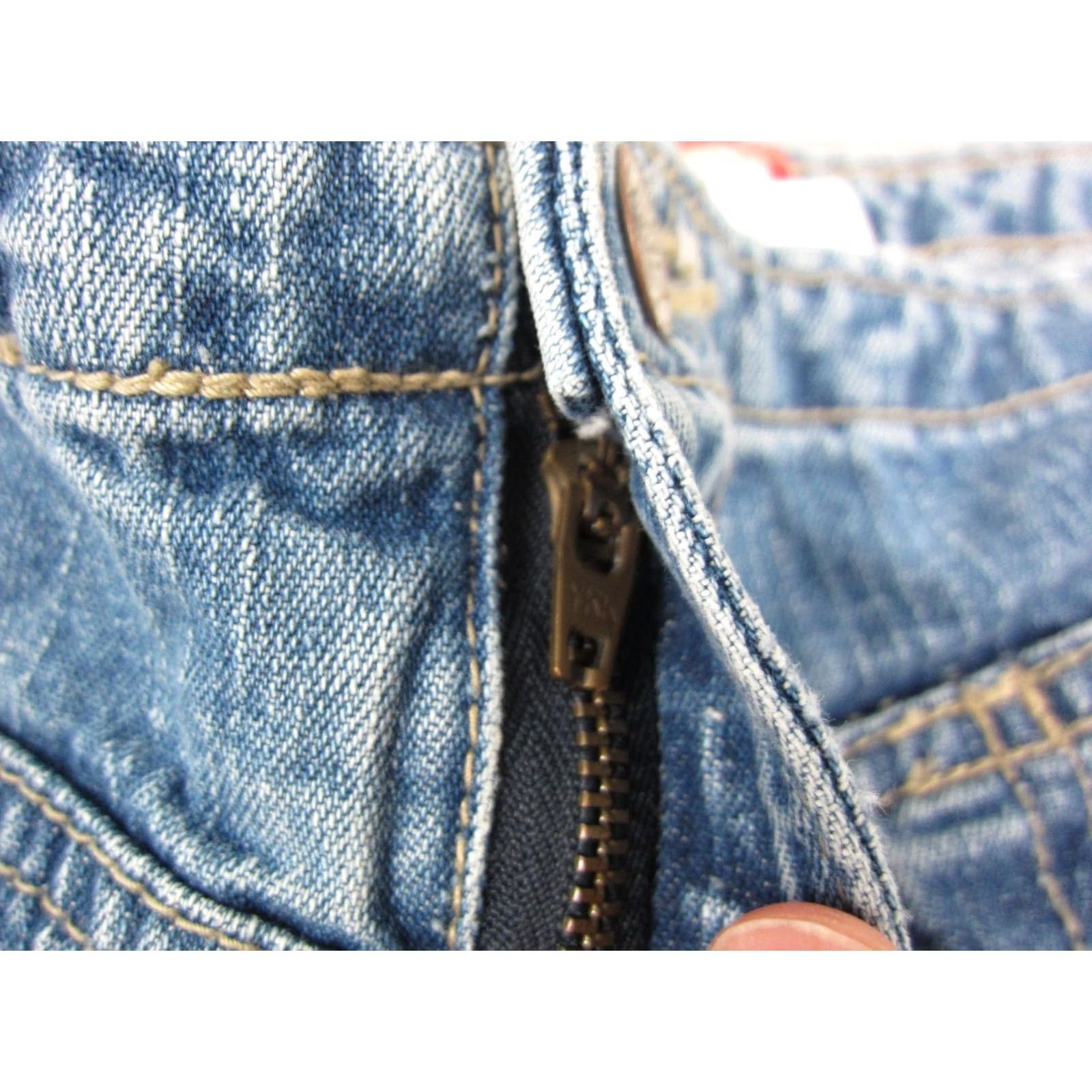 Old Navy VINTAGE Old Navy Jeans Teens 14 Blue Flared Boot Cut Denim Light Wash Y2K 80s 90s Boys Girls Mens Womens Jeans Size 36" / US 14 / IT 50 - 6 Thumbnail